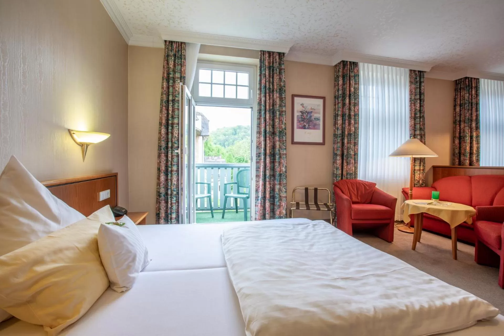 Bed in Aparthotel Hohenzollern