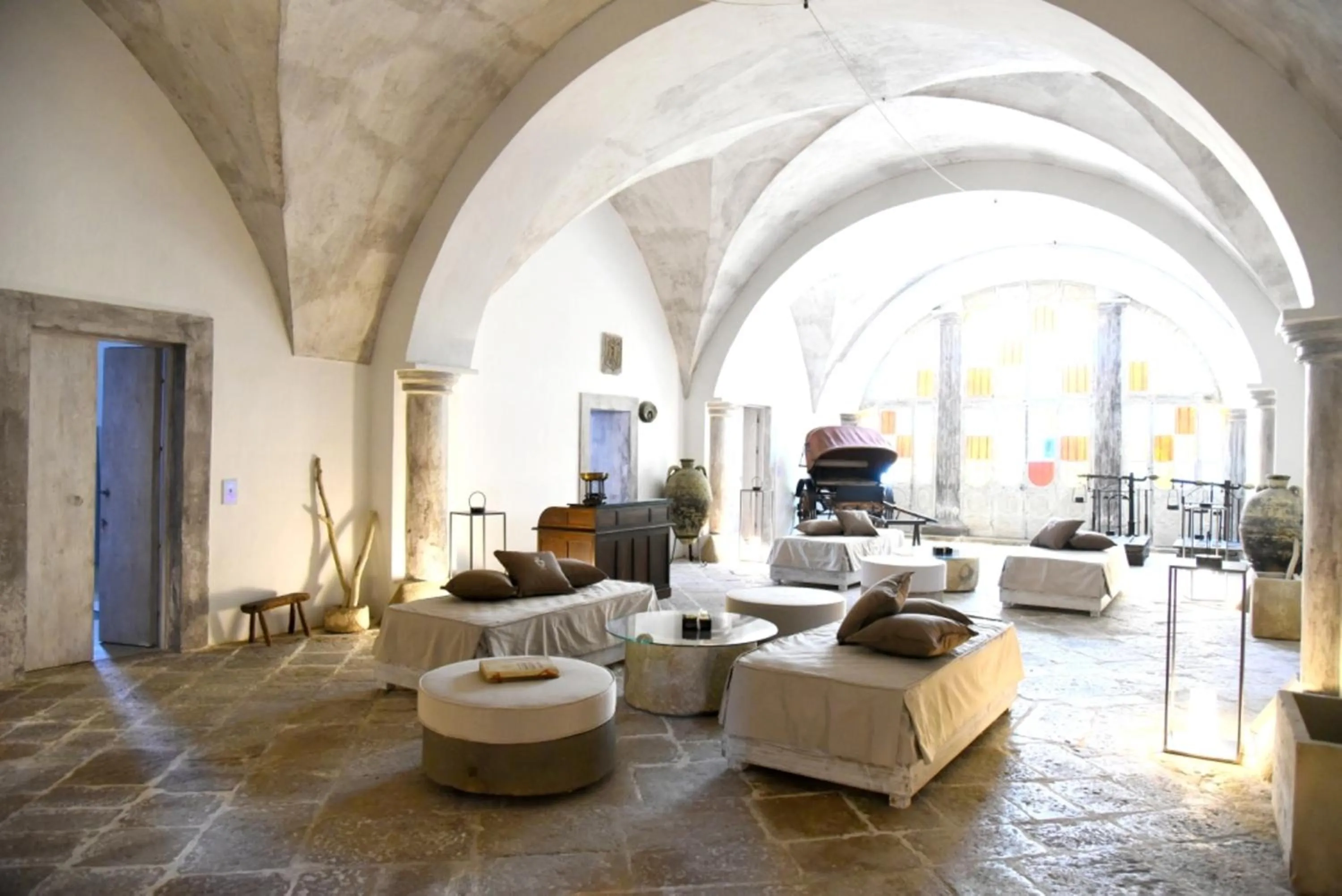 Communal lounge/ TV room in Palazzo Castriota