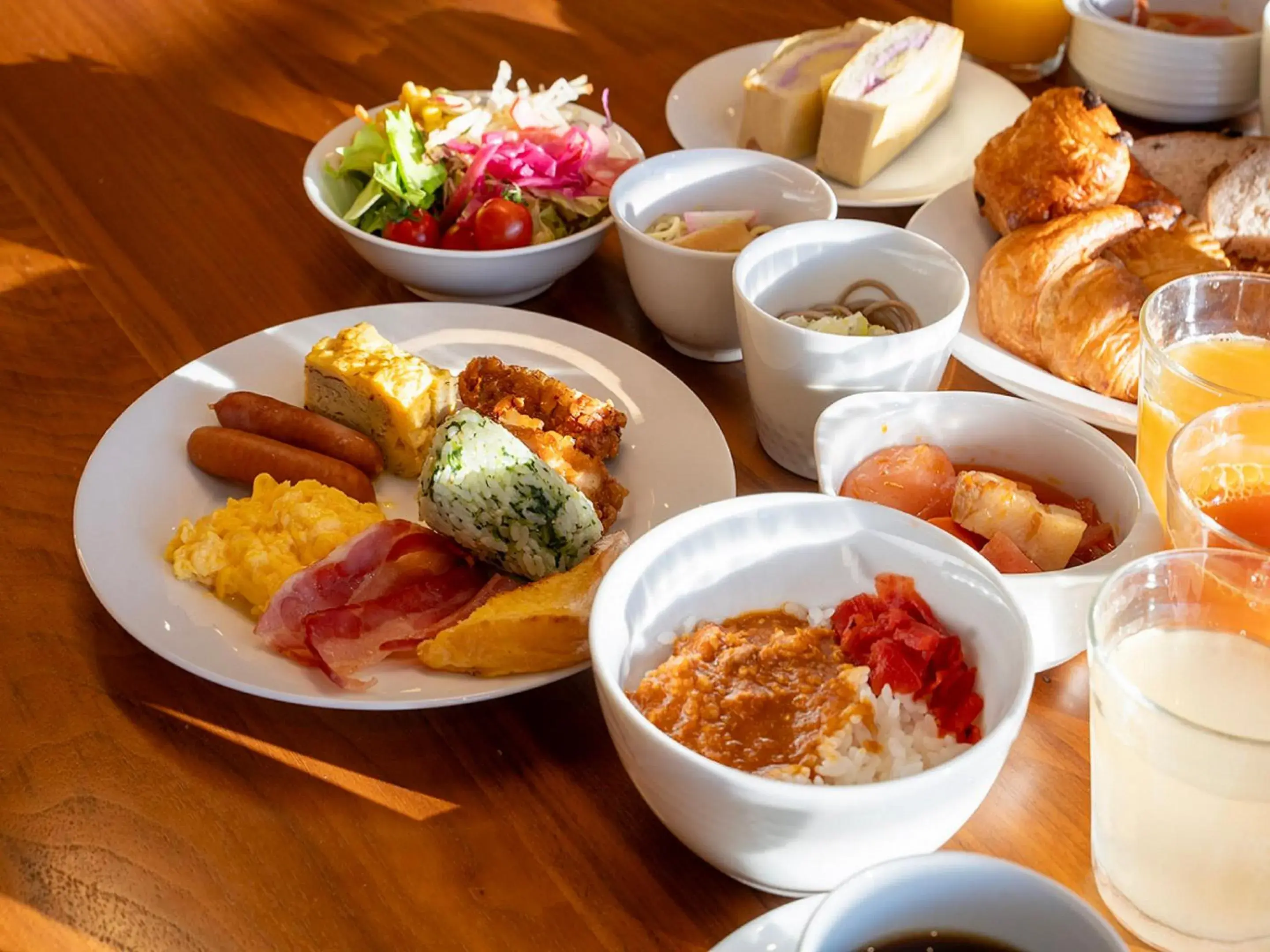 Buffet breakfast in Nagano Tokyu REI Hotel