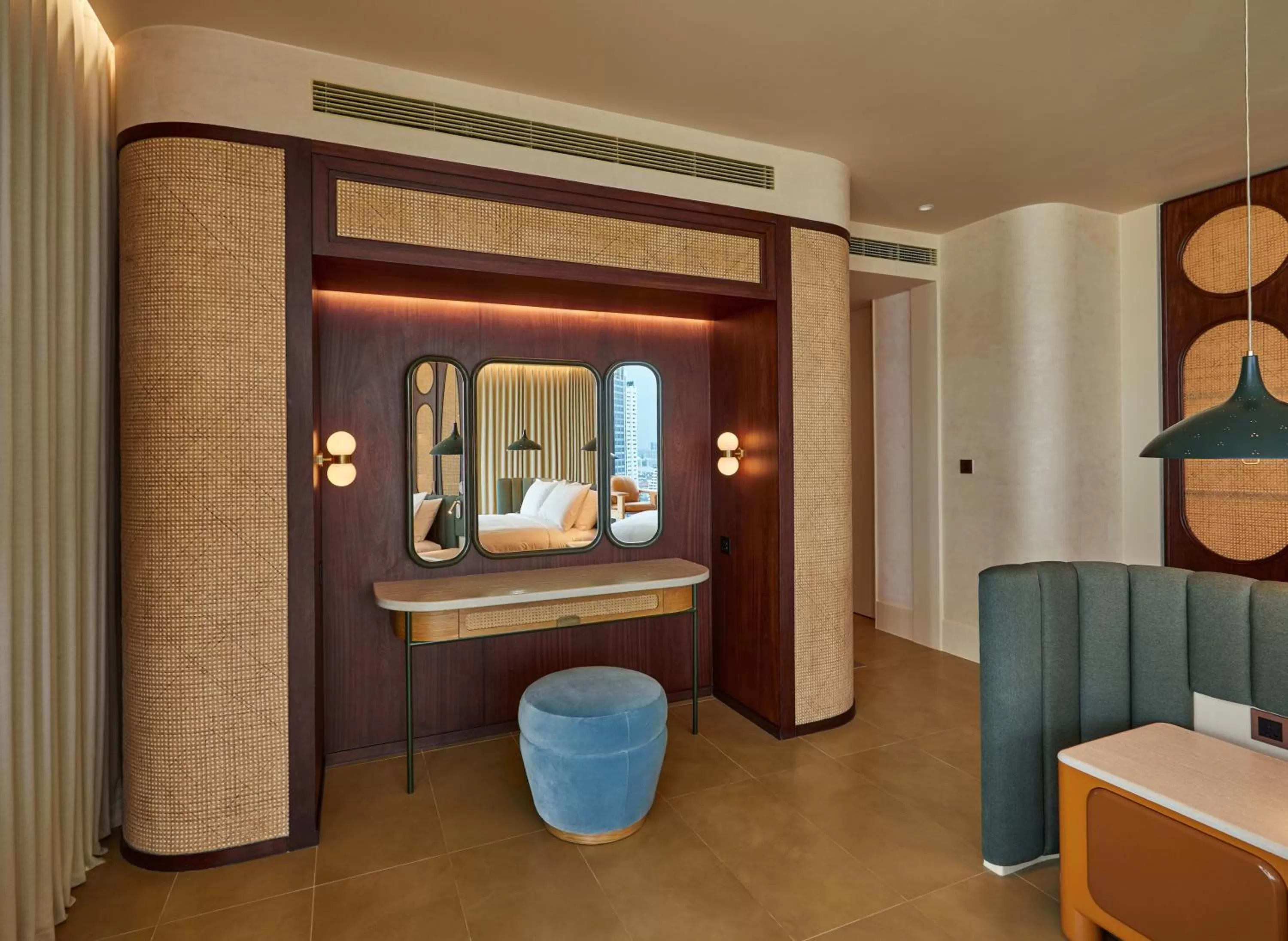 Bedroom in The Standard, Bangkok Mahanakhon