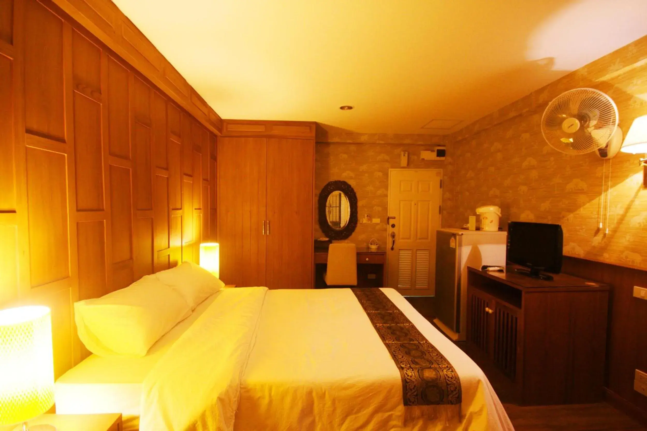 Decorative detail, Bed in Orchid Resort Decorative detail, Bed in Orchid Resort