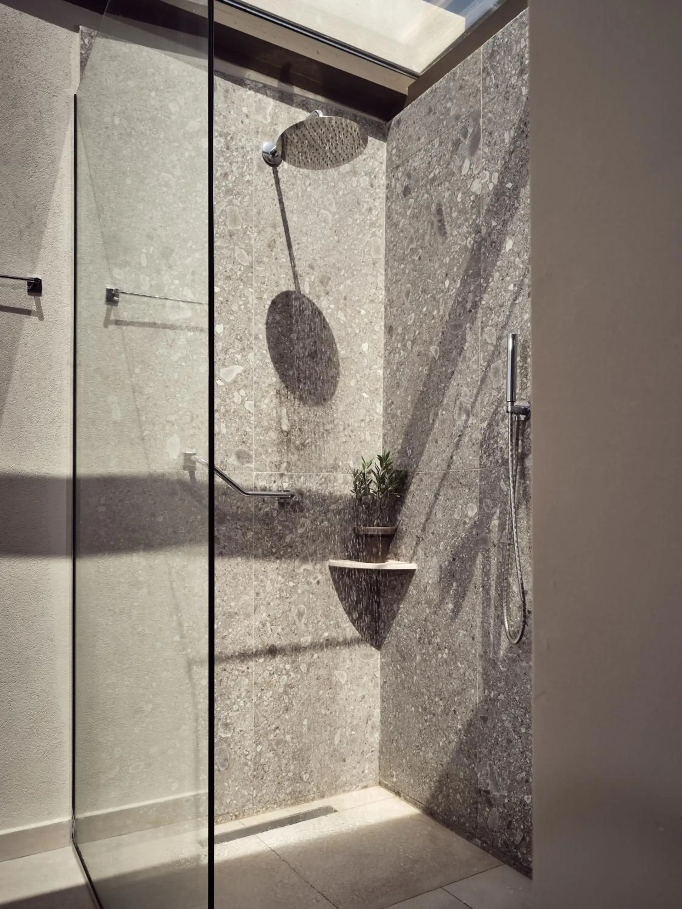 Shower, Bathroom in The Royal Senses Resort Crete, Curio Collection by Hilton