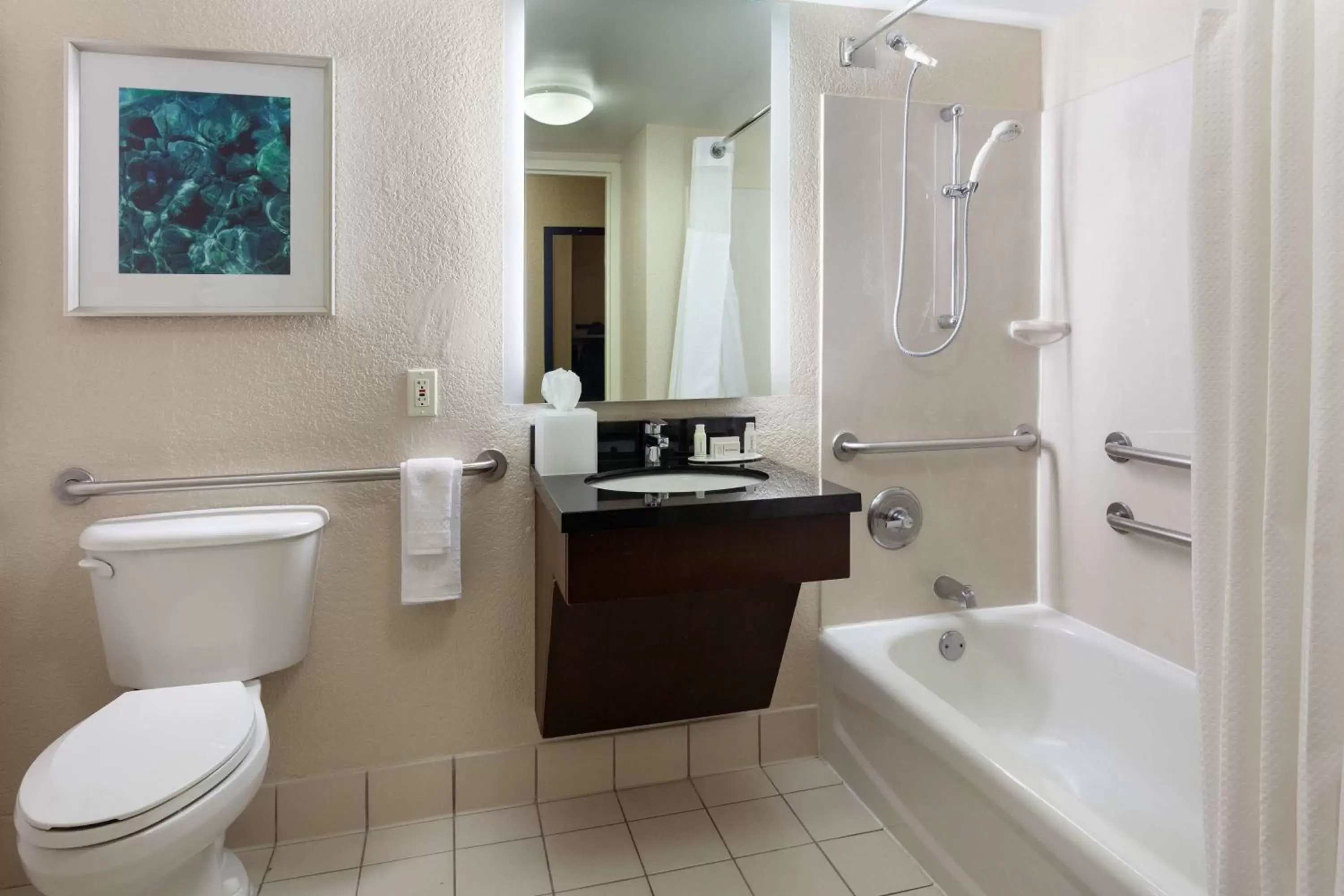 Bathroom in Fairfield Inn & Suites by Marriott Orlando Lake Buena Vista in the Marriott Village