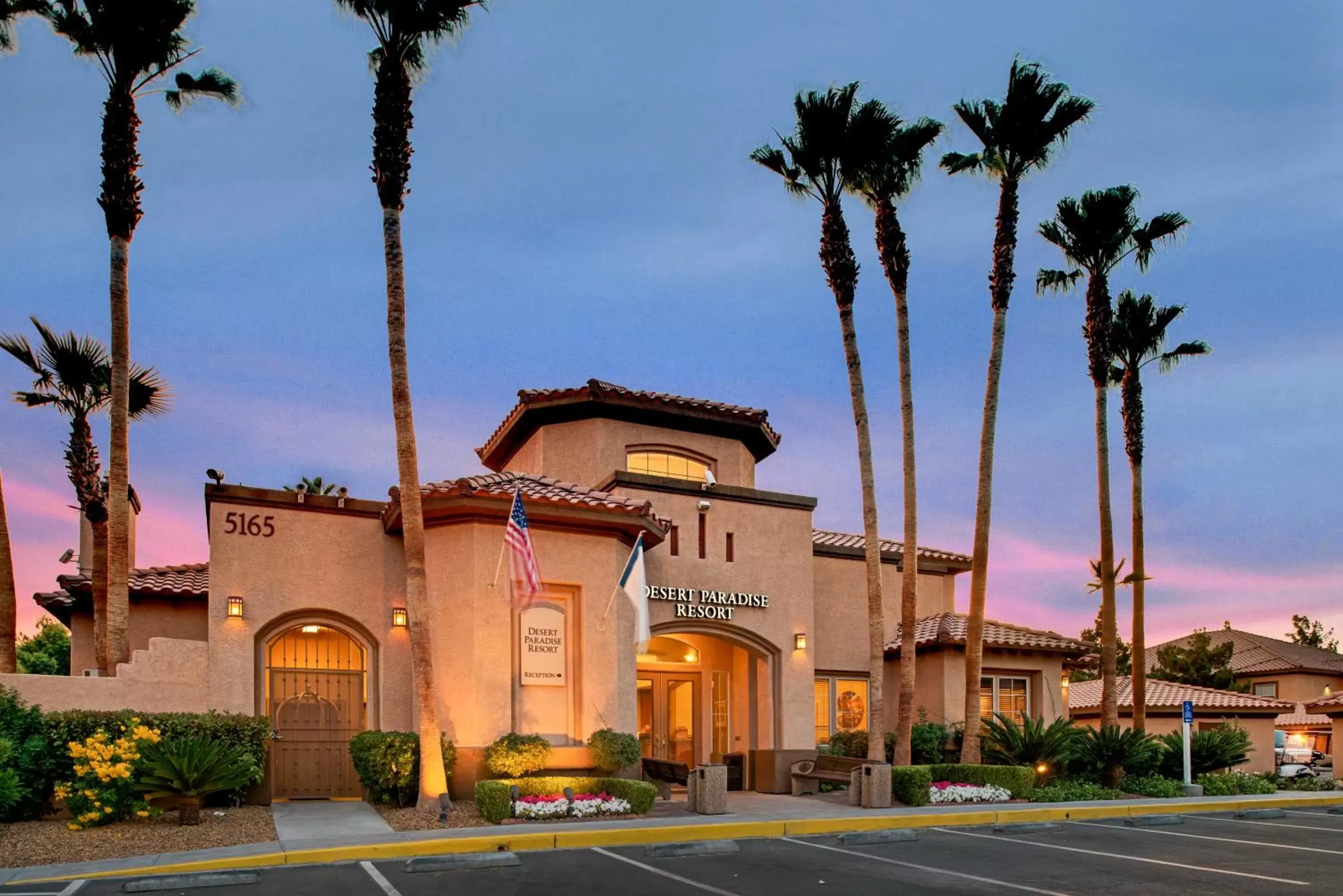 Property Building in Hilton Vacation Club Desert Retreat Las Vegas