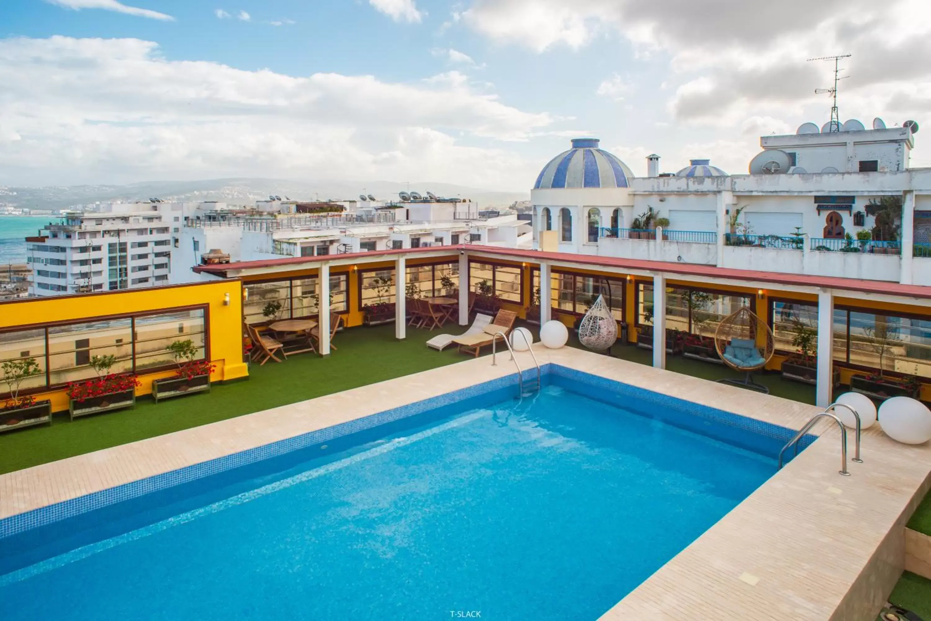 , Swimming Pool in Hôtel Tanjah Flandria