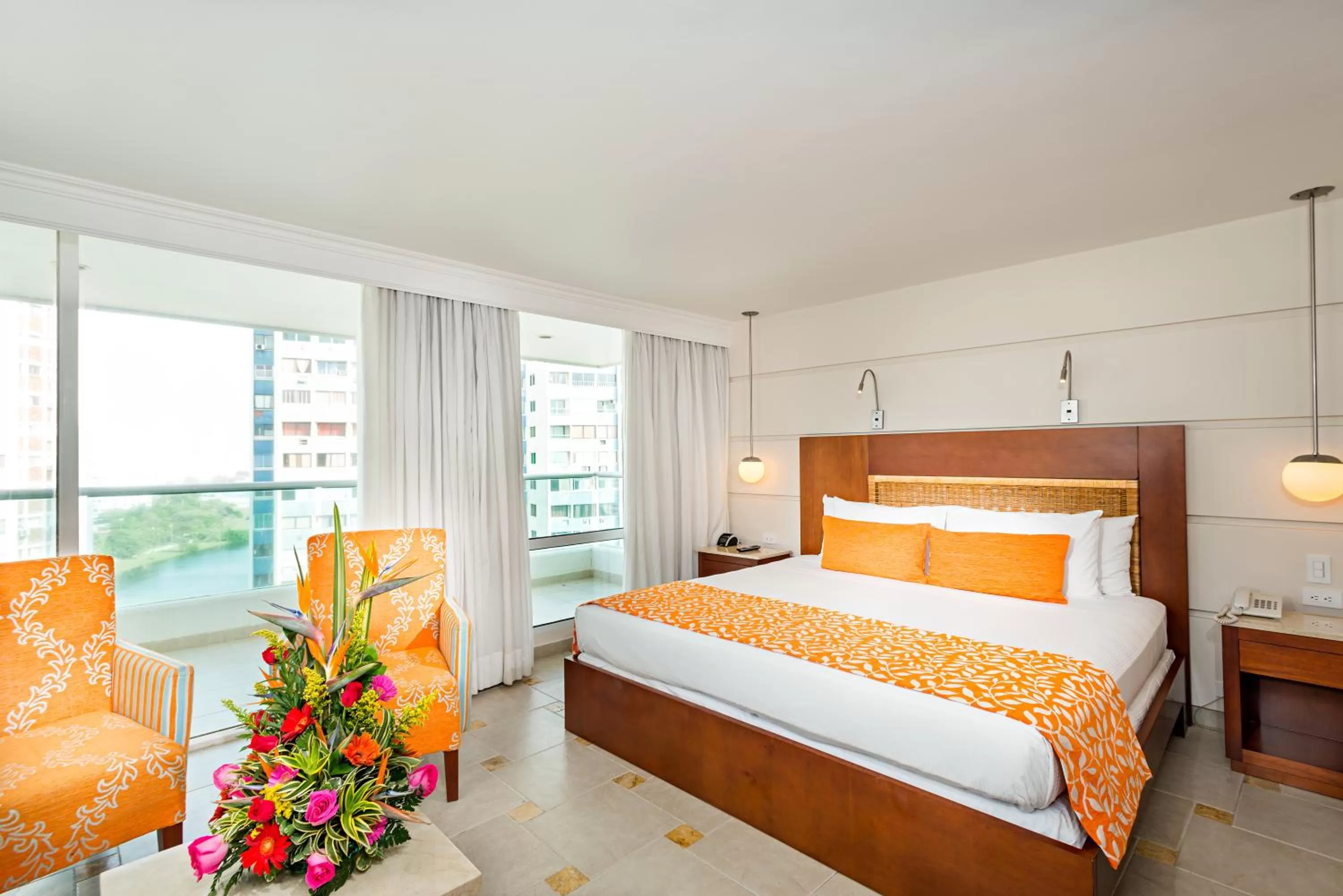 Bed in Hotel Dann Cartagena