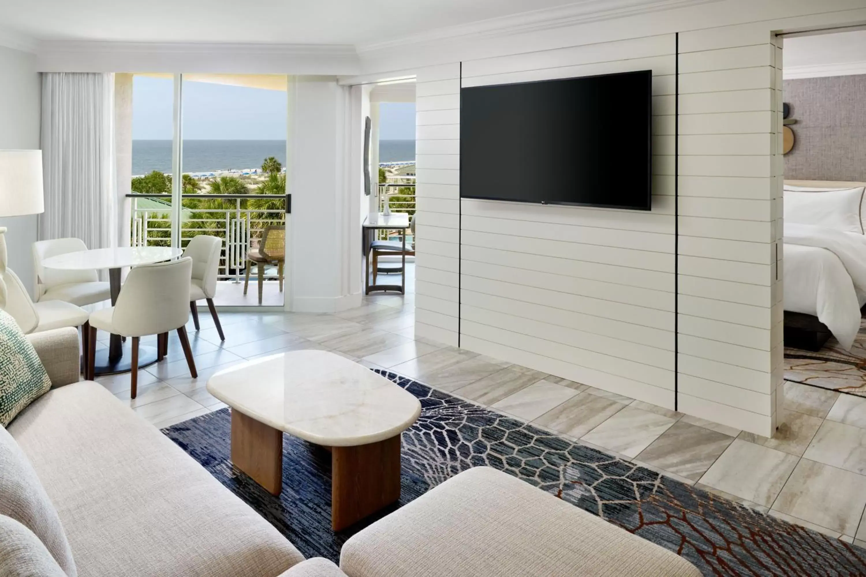 Living room, TV/Entertainment Center in The Westin Hilton Head Island Resort & Spa