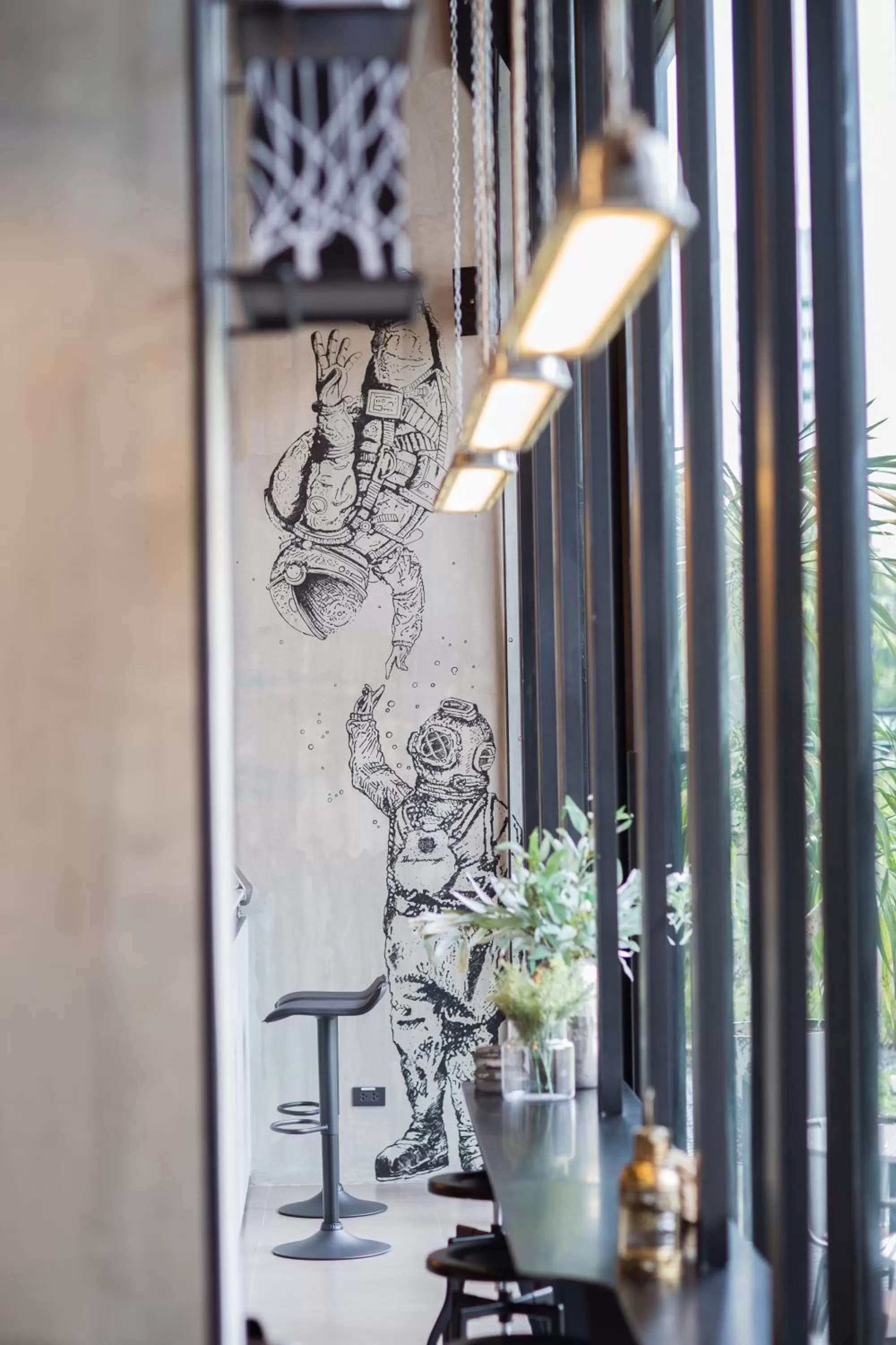 Decorative detail in The Journey Hotel Bangna