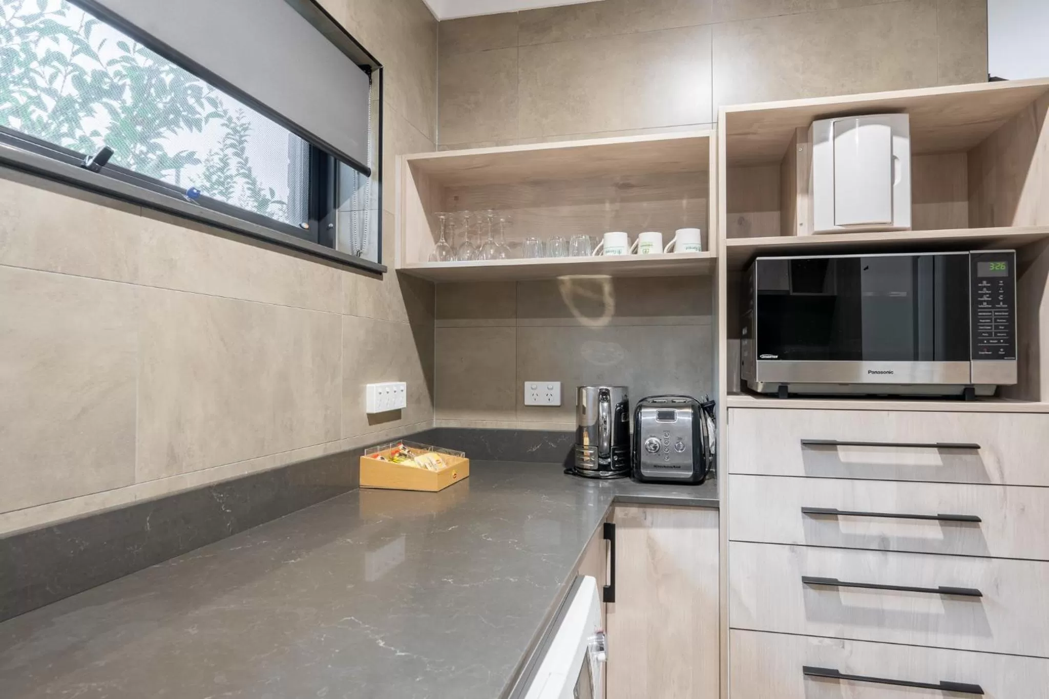 Kitchen or kitchenette in Forrest Hotel & Apartments