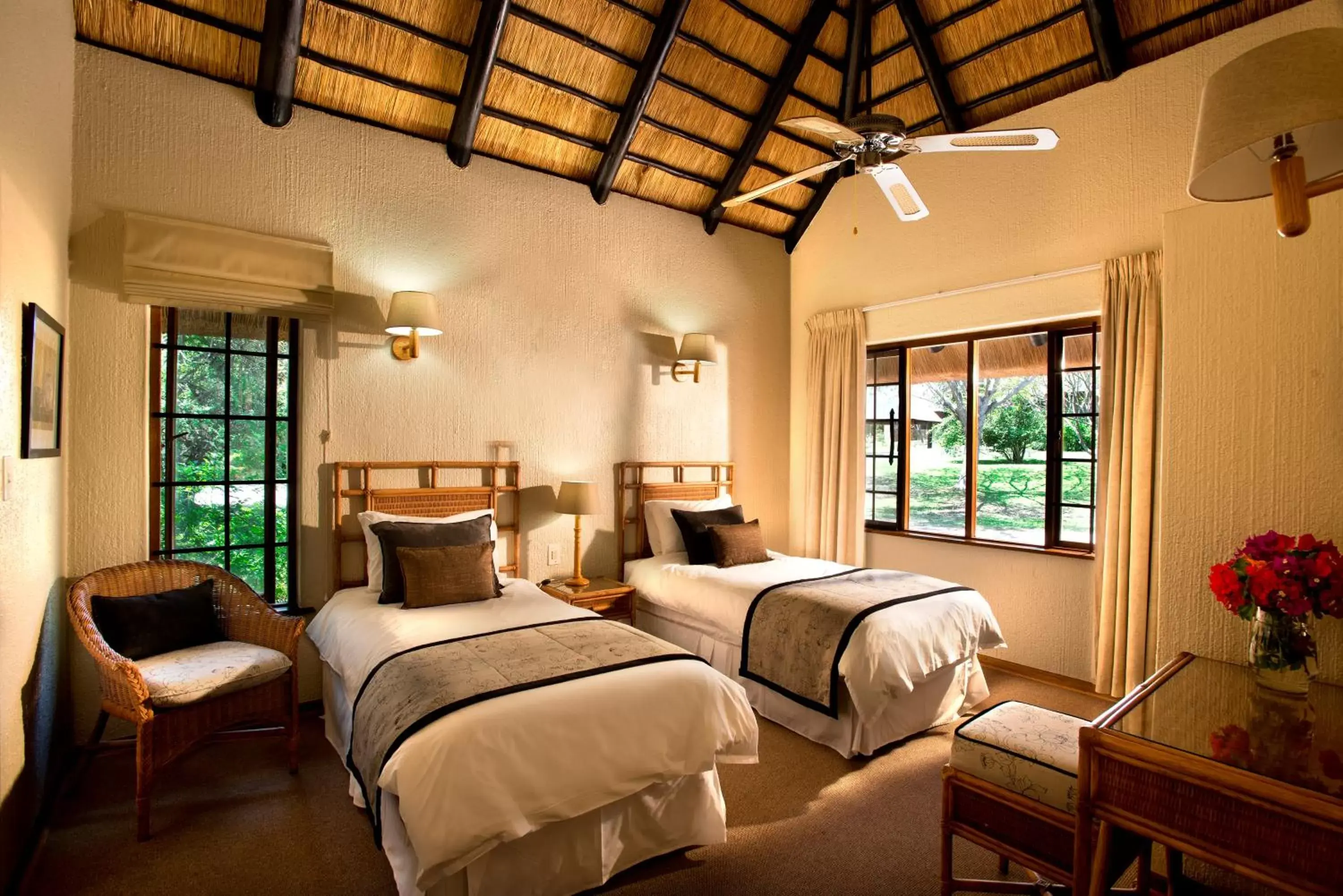Bed in Kruger Park Lodge