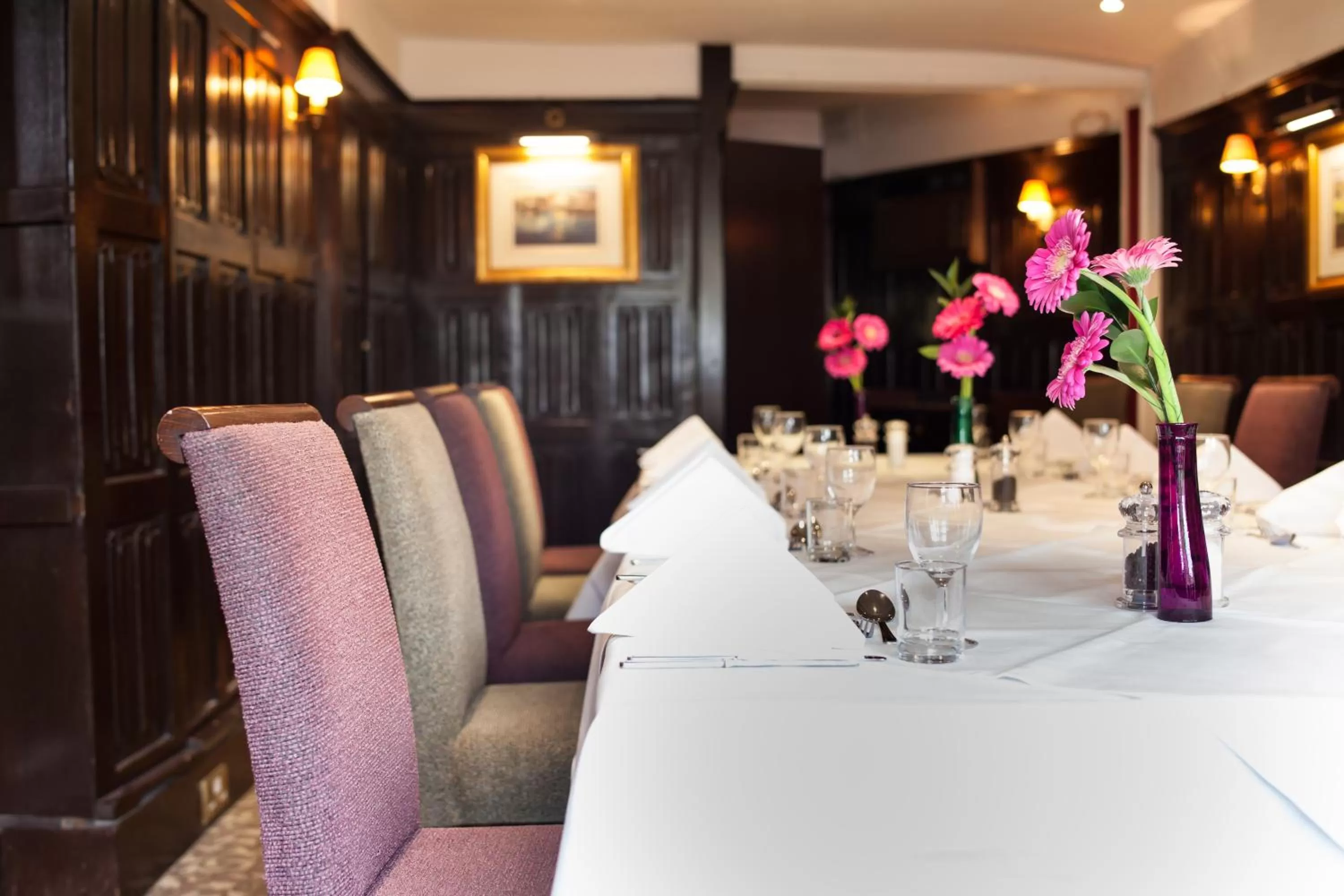 Dining area in Warren Lodge