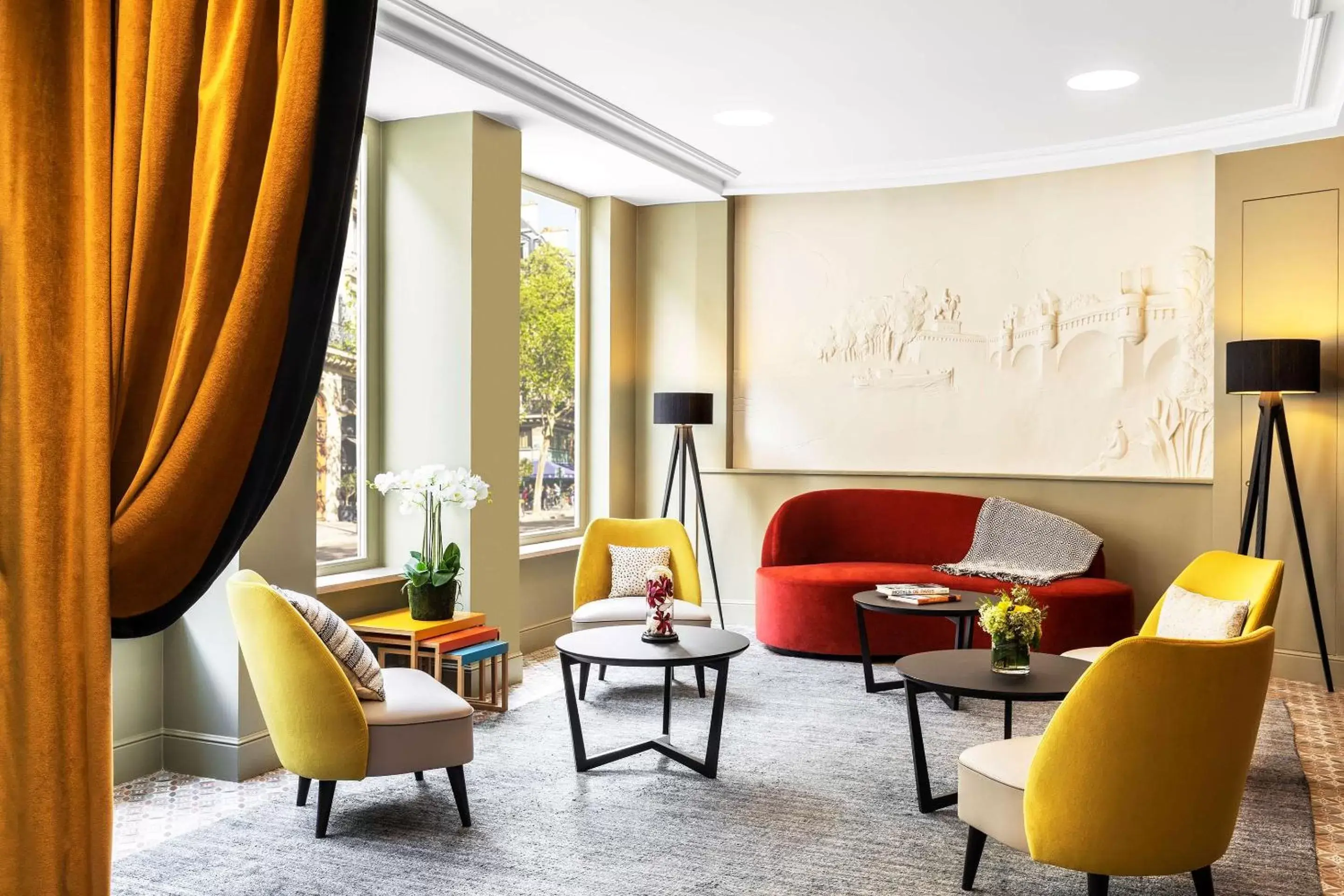 Lobby or reception, Seating Area in Hotel Ducs de Bourgogne