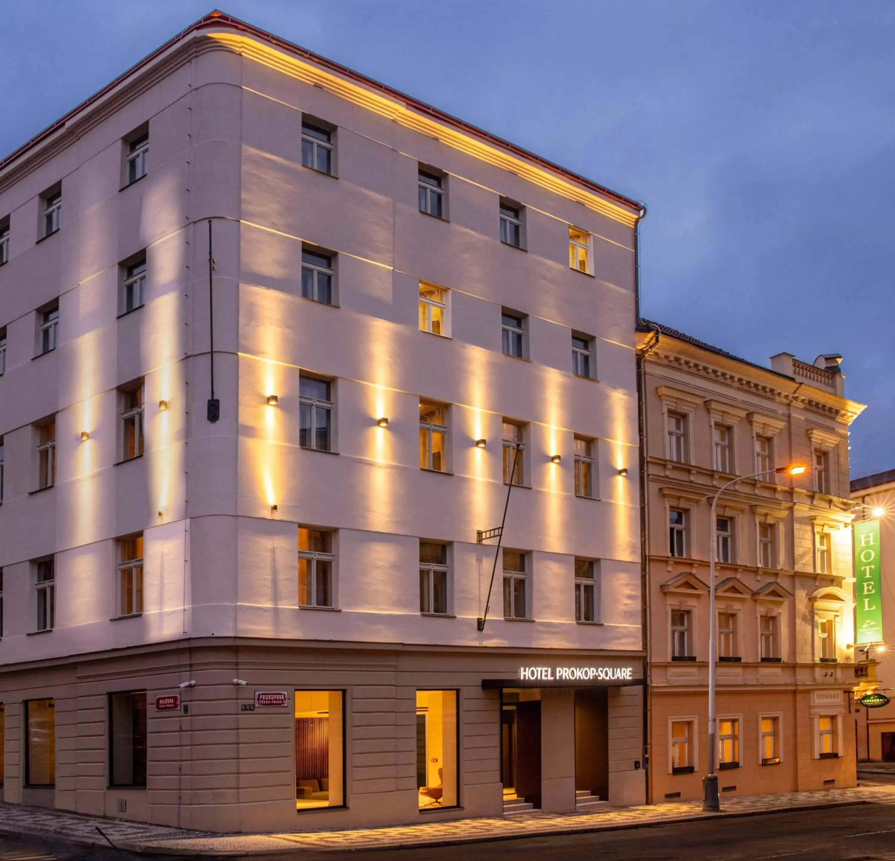 Property Building in Hotel Prokop Square