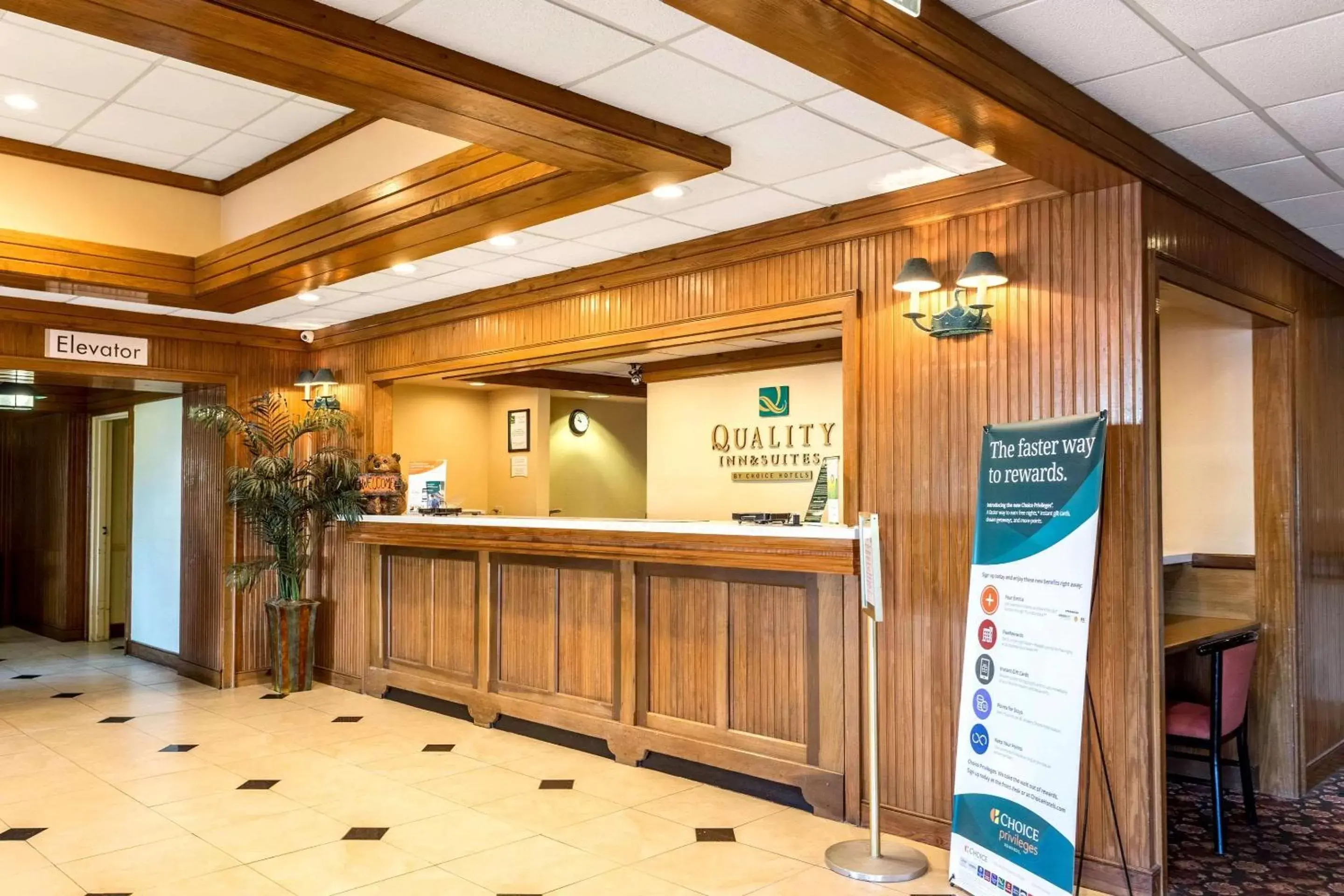 Lobby or reception in Quality Inn & Suites Baton Rouge West - Port Allen