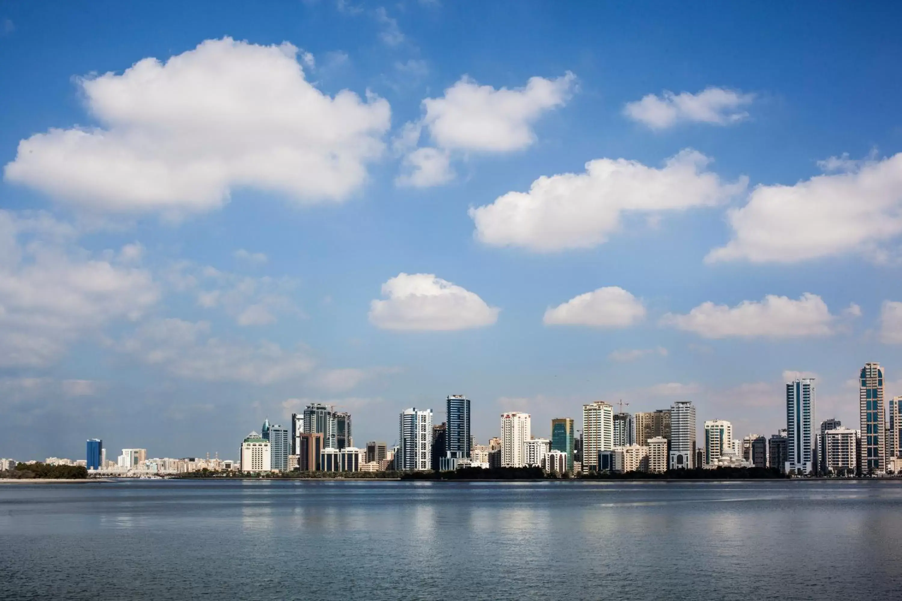 Lake view in Corniche Hotel Sharjah