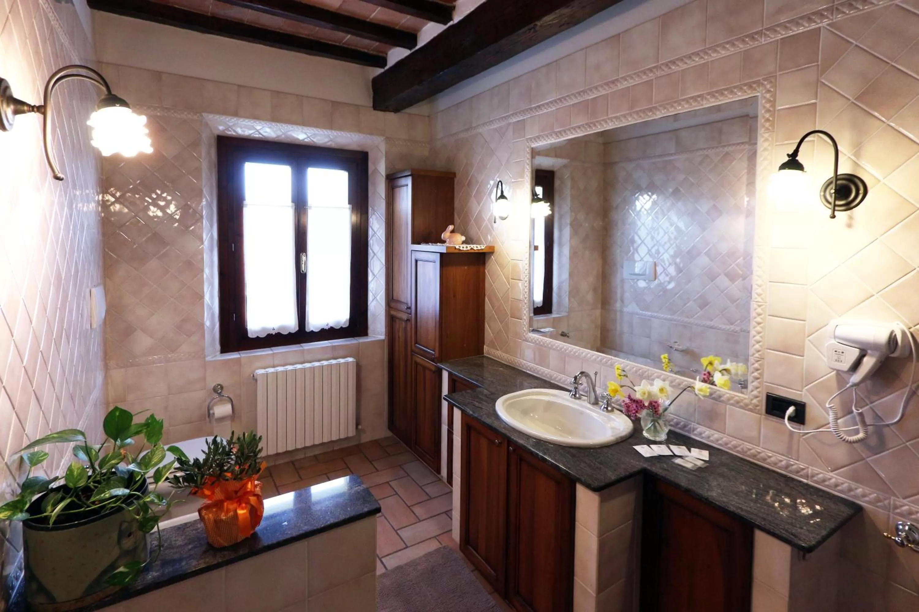 Bathroom in B&B Le Noci di Feo