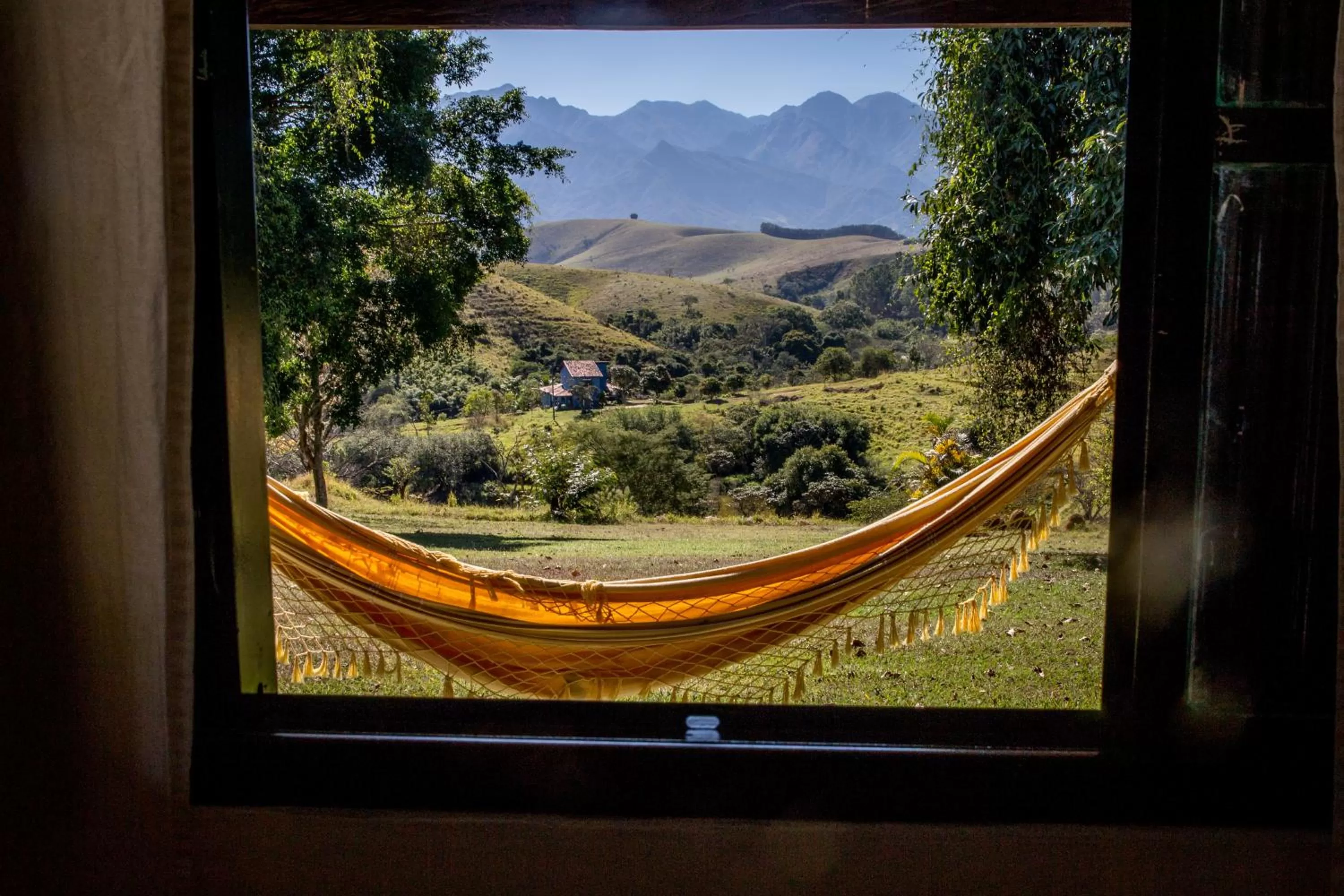 Patio, Mountain View in Pousada Flor da Serra