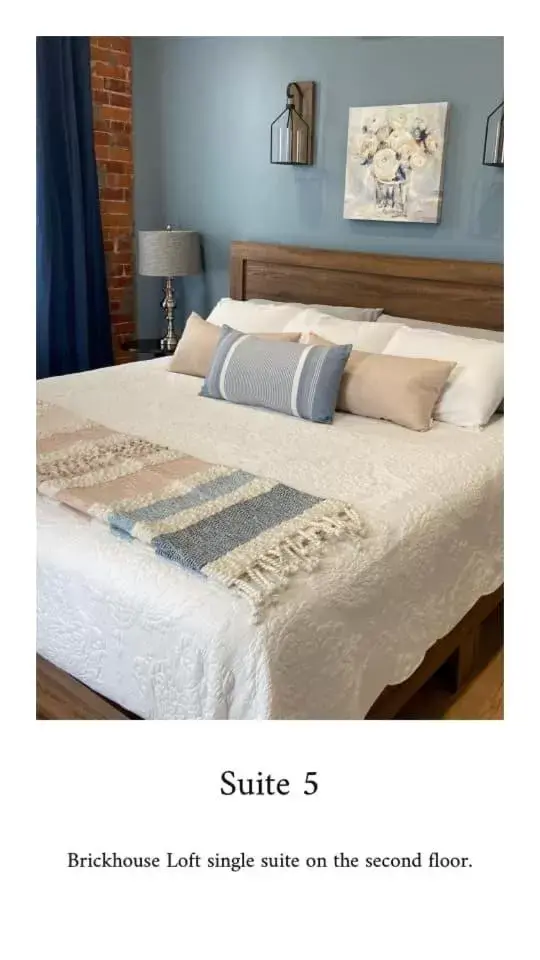 Bed in Brickhouse Loft - a boutique hotel