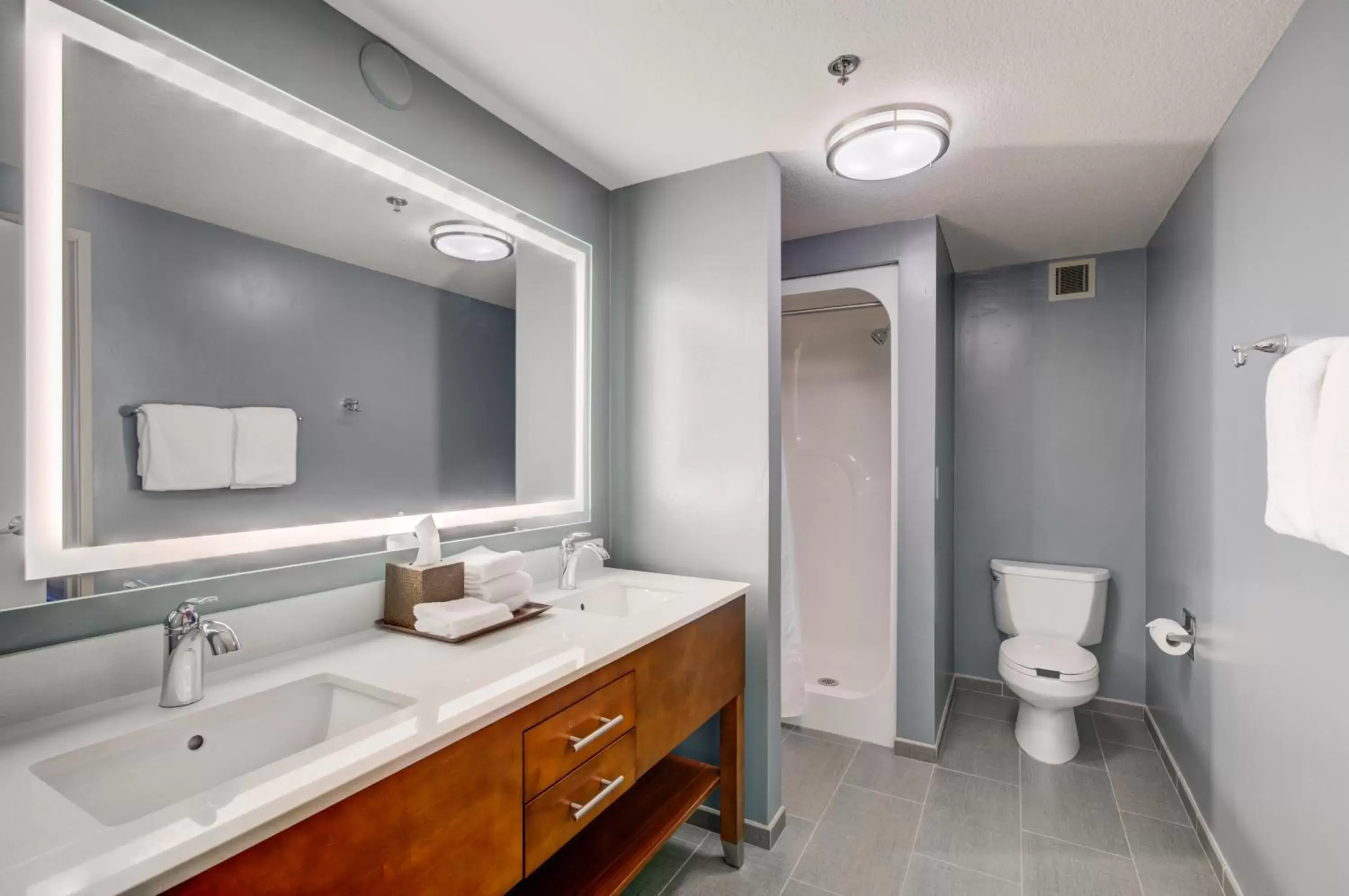 Bathroom in The Pine Lodge on Whitefish River, Ascend Hotel Collection