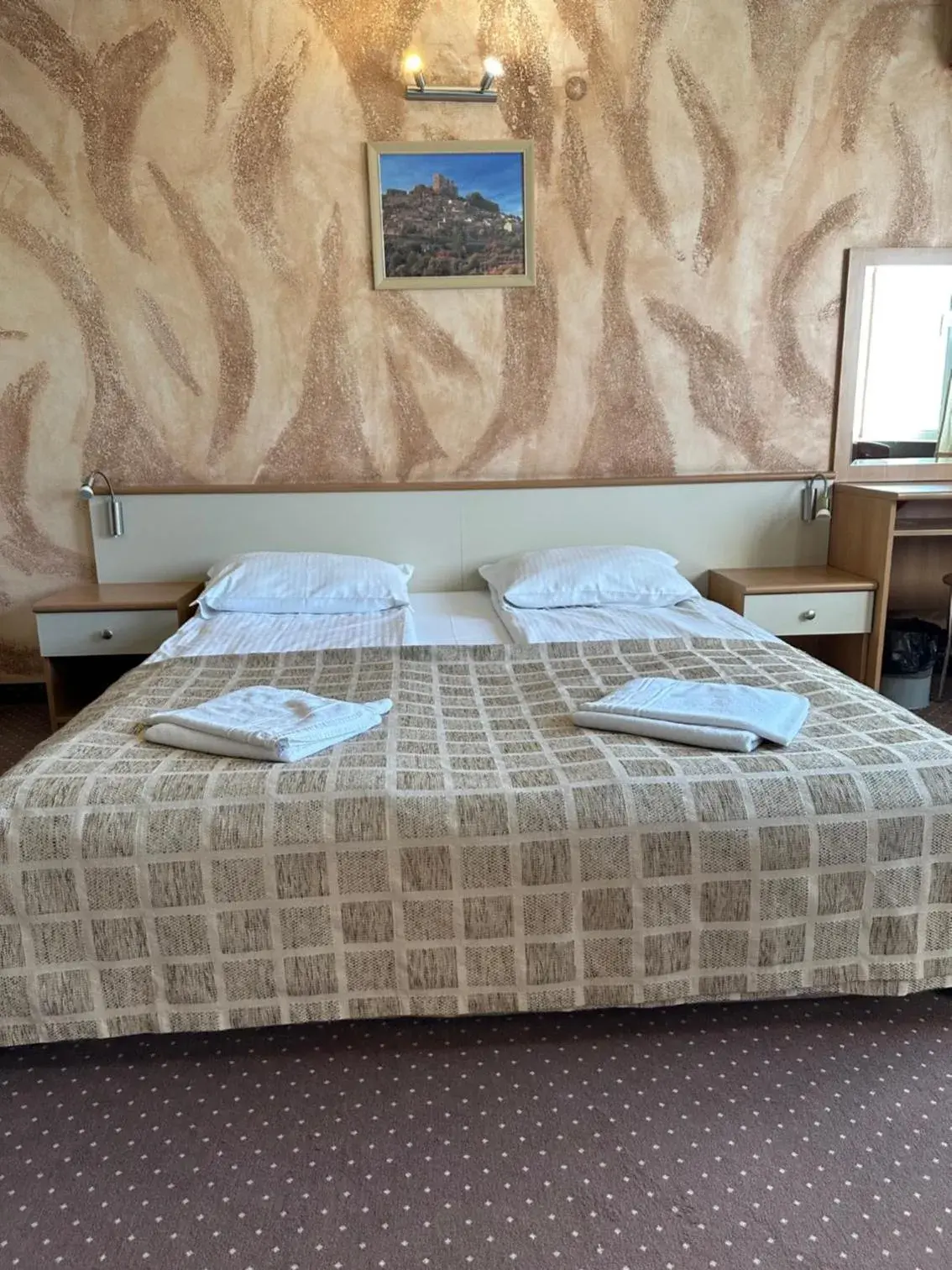 Bed in Hotel Brod