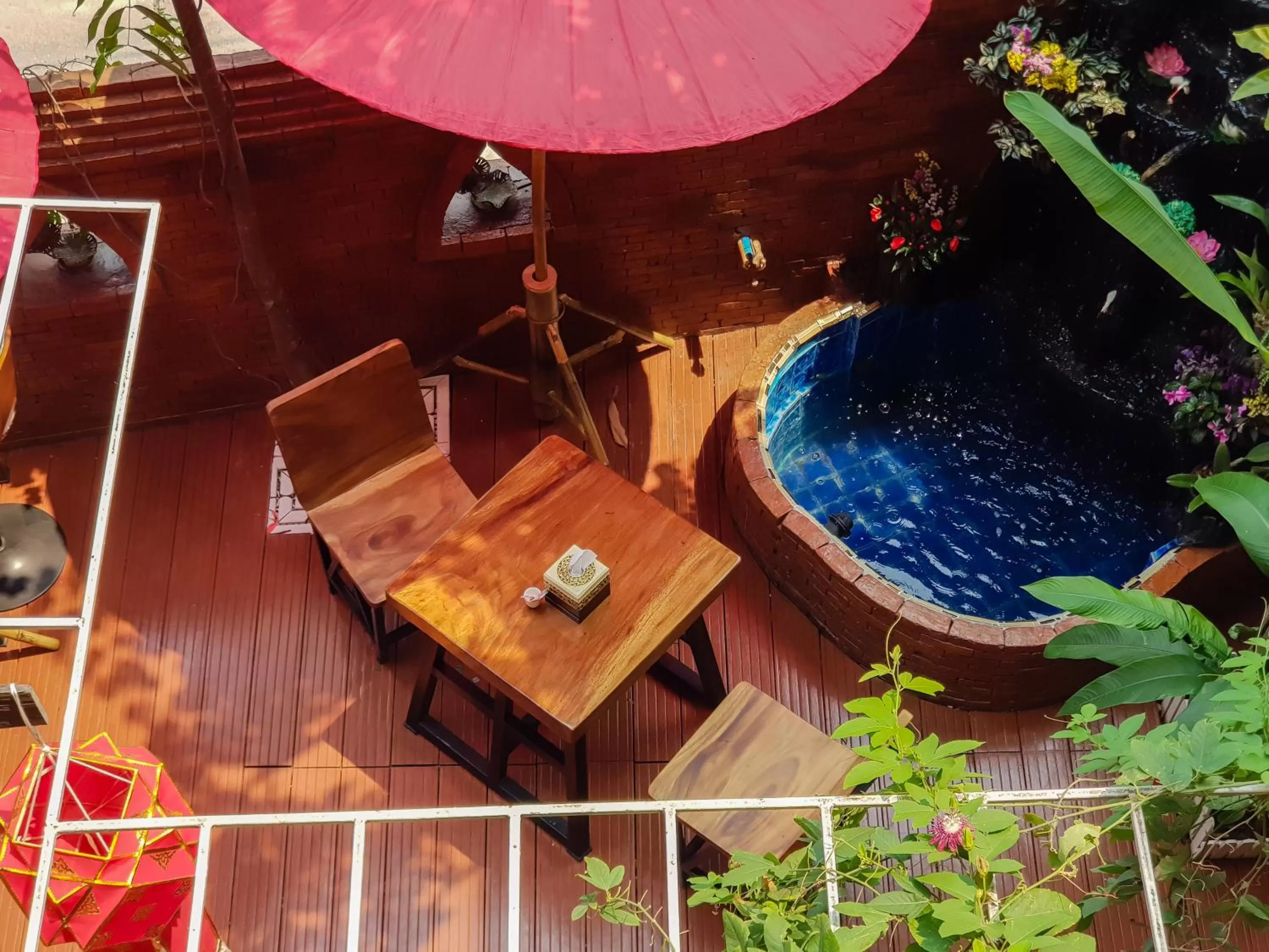 Seating area in Olivier Boutique