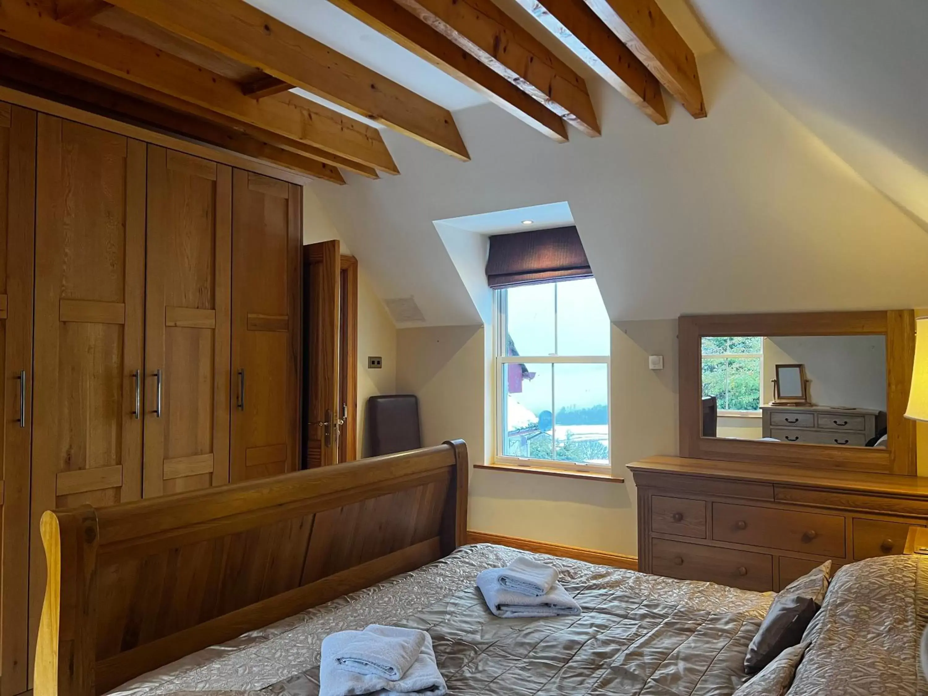 Bedroom, Seating Area in Errichel House and Cottages