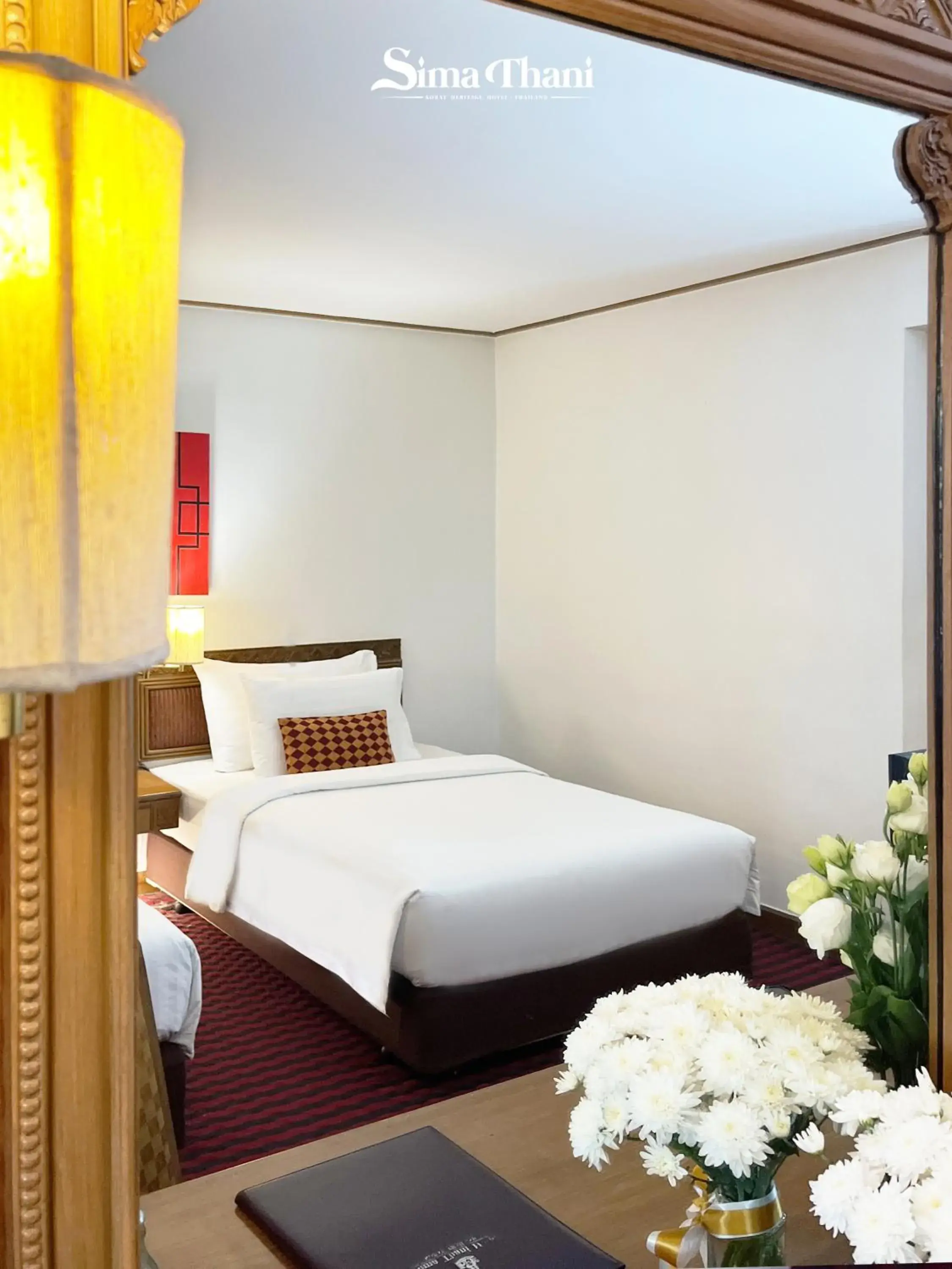 Bed in Sima Thani Hotel