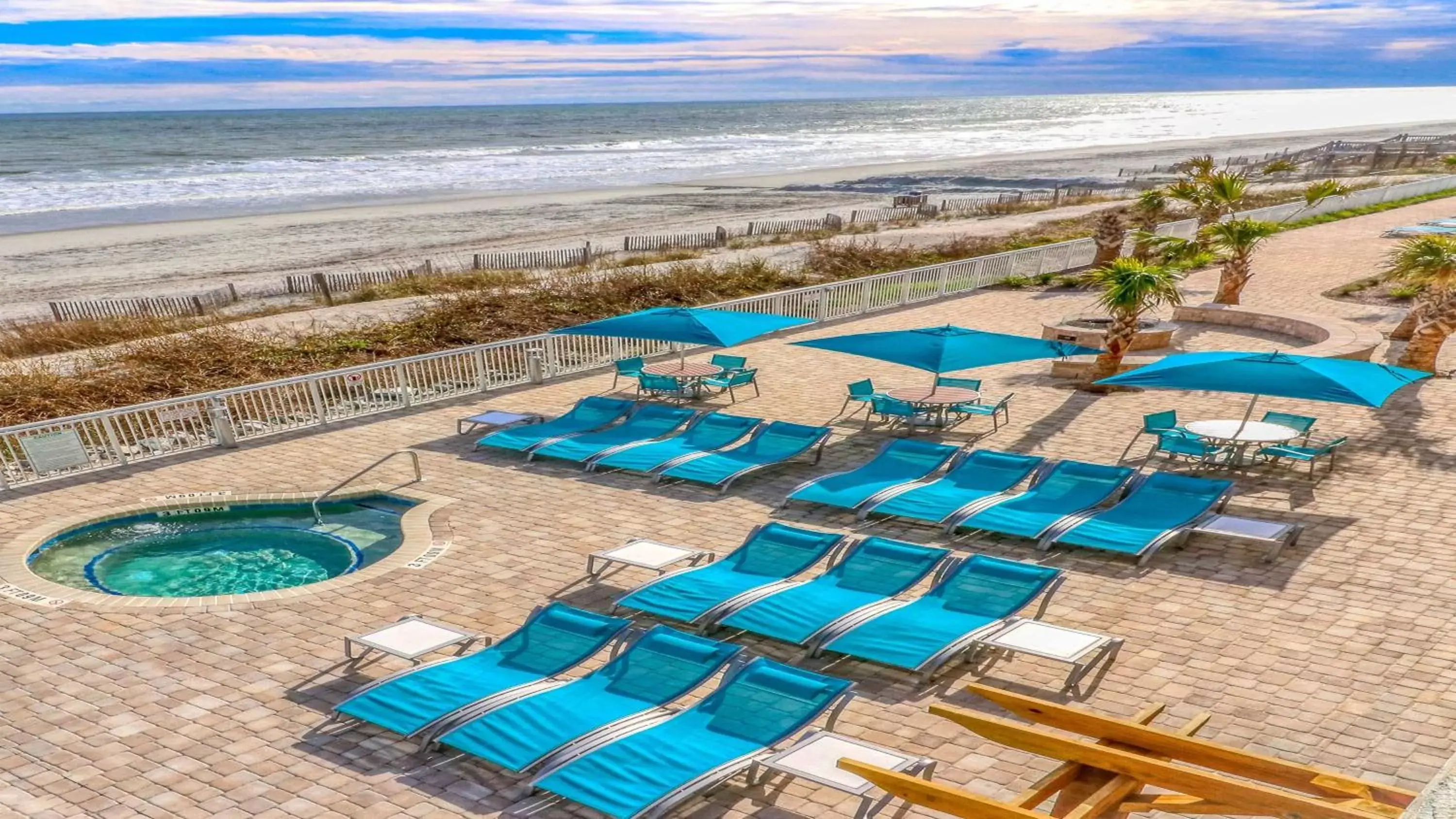 Beach, Pool View in Holiday Inn Resort Oceanfront at Surfside Beach, an IHG Hotel