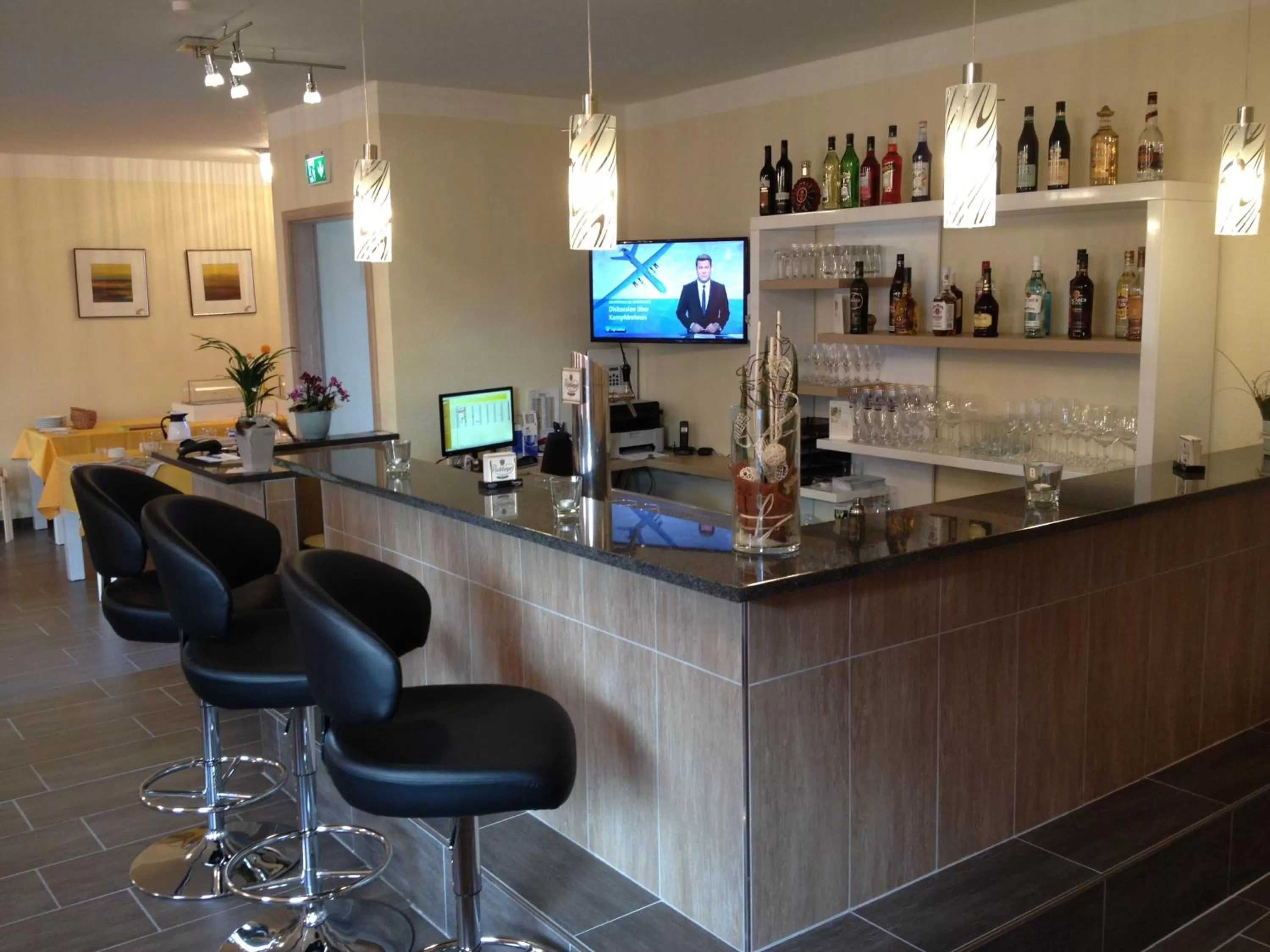 Lounge or bar in Hotel Bohlje