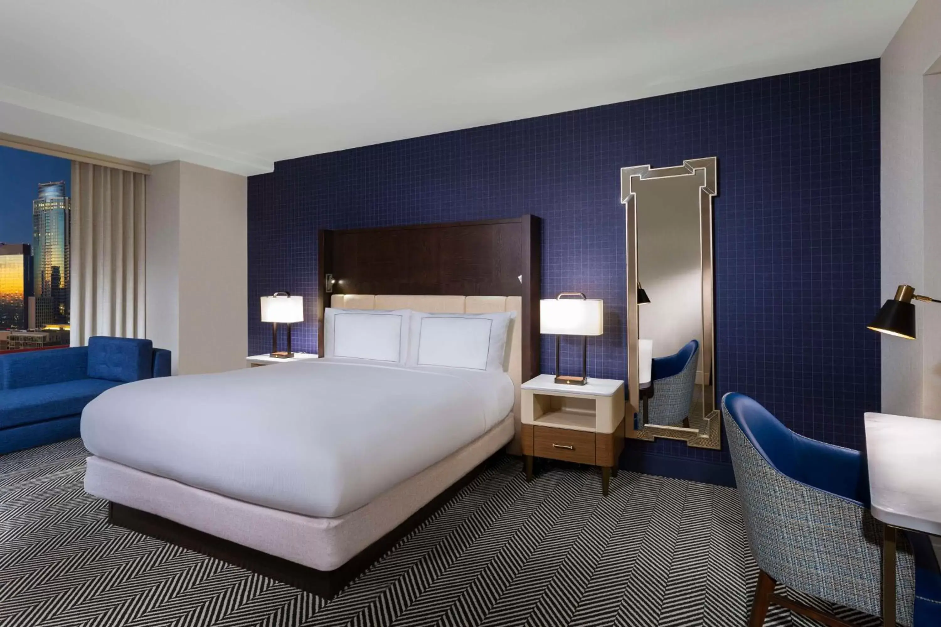 Bed in Hilton Austin