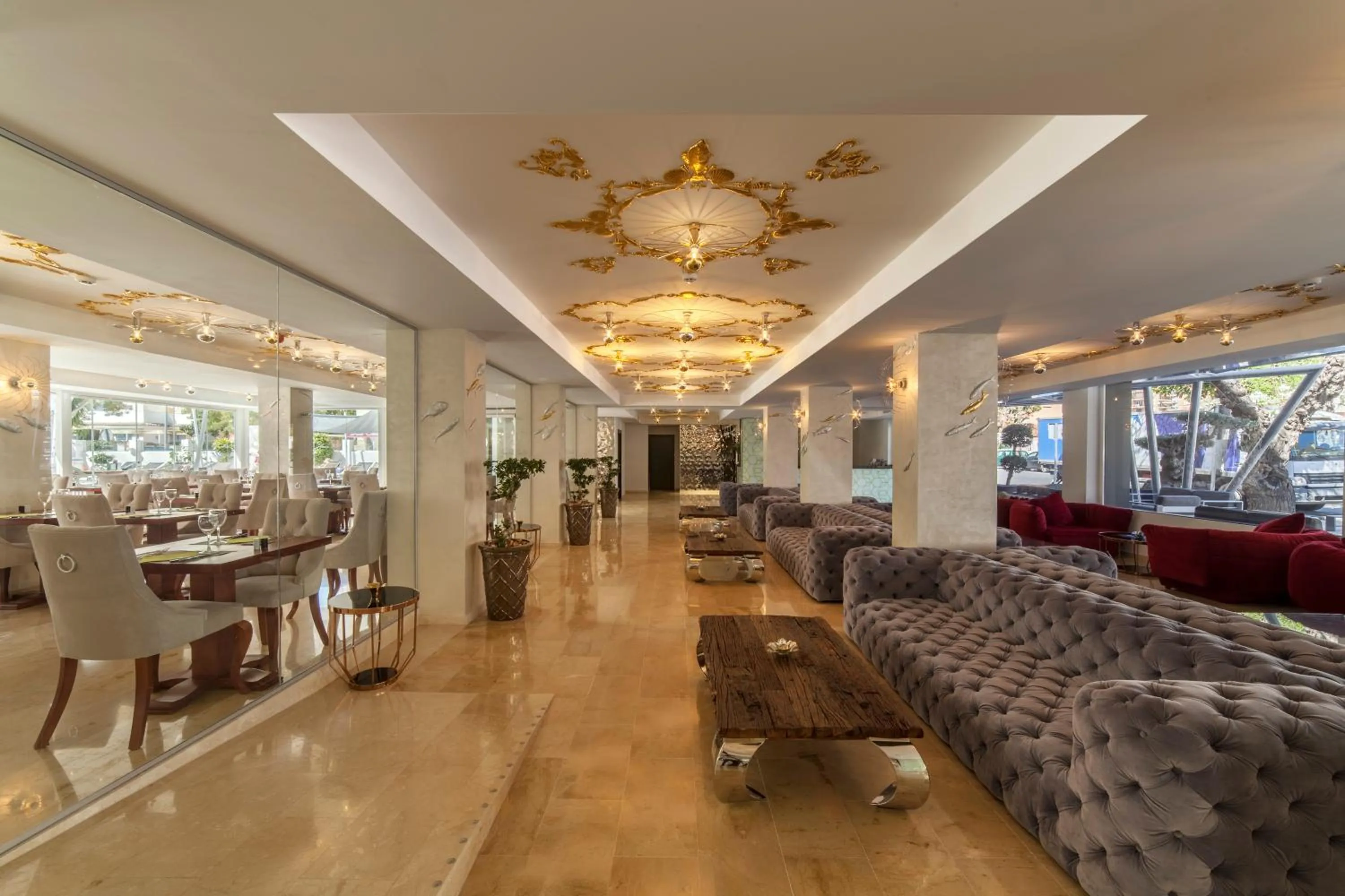 Living room in Essence Hotel Boutique