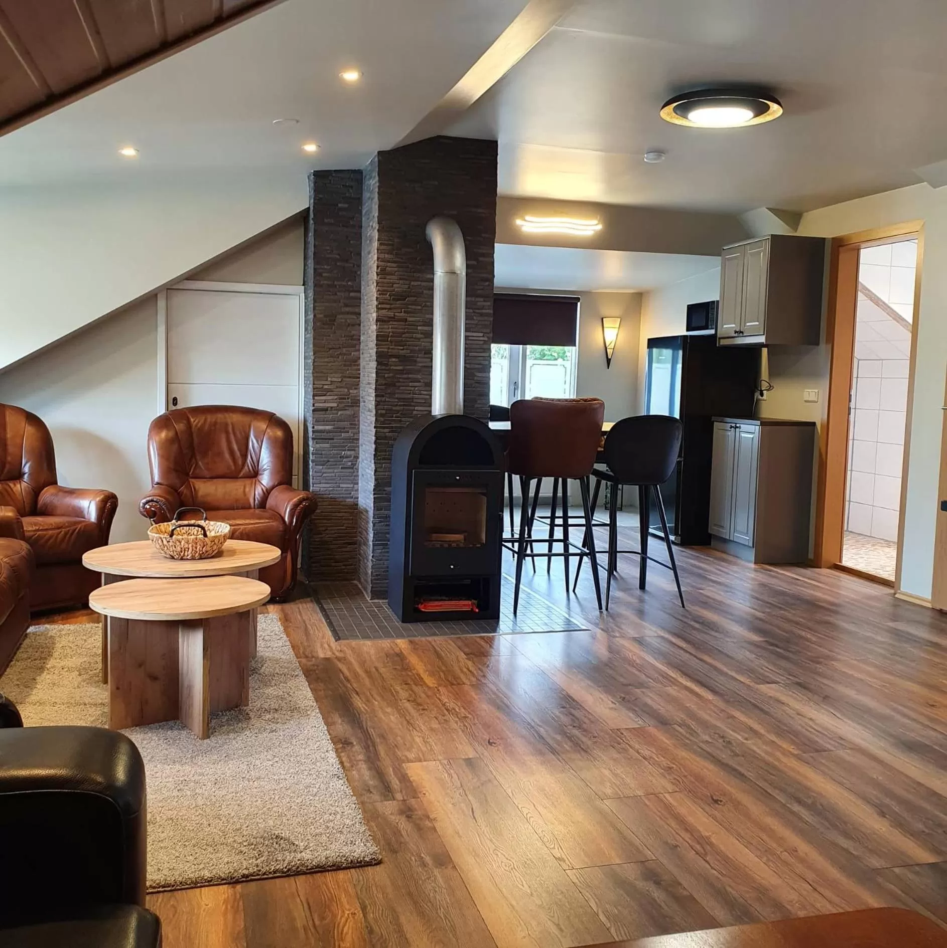 Living room in E18 Apartments