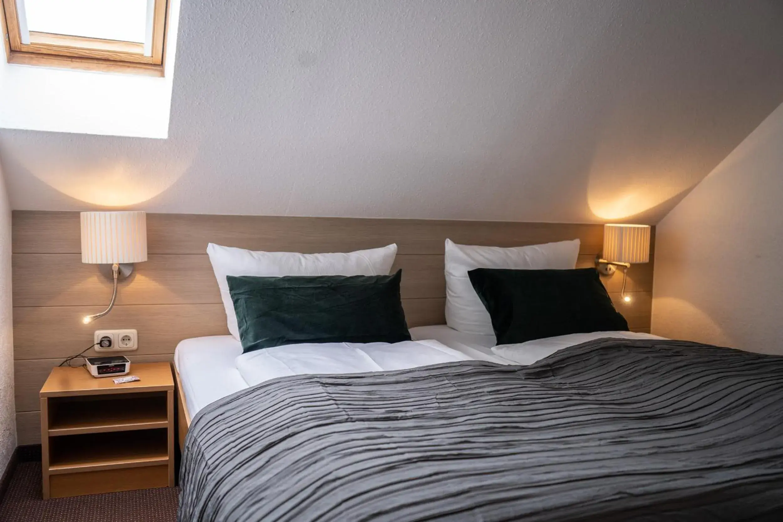 Photo of the whole room, Bed in Hotel & Restaurant Am Alten Rhin