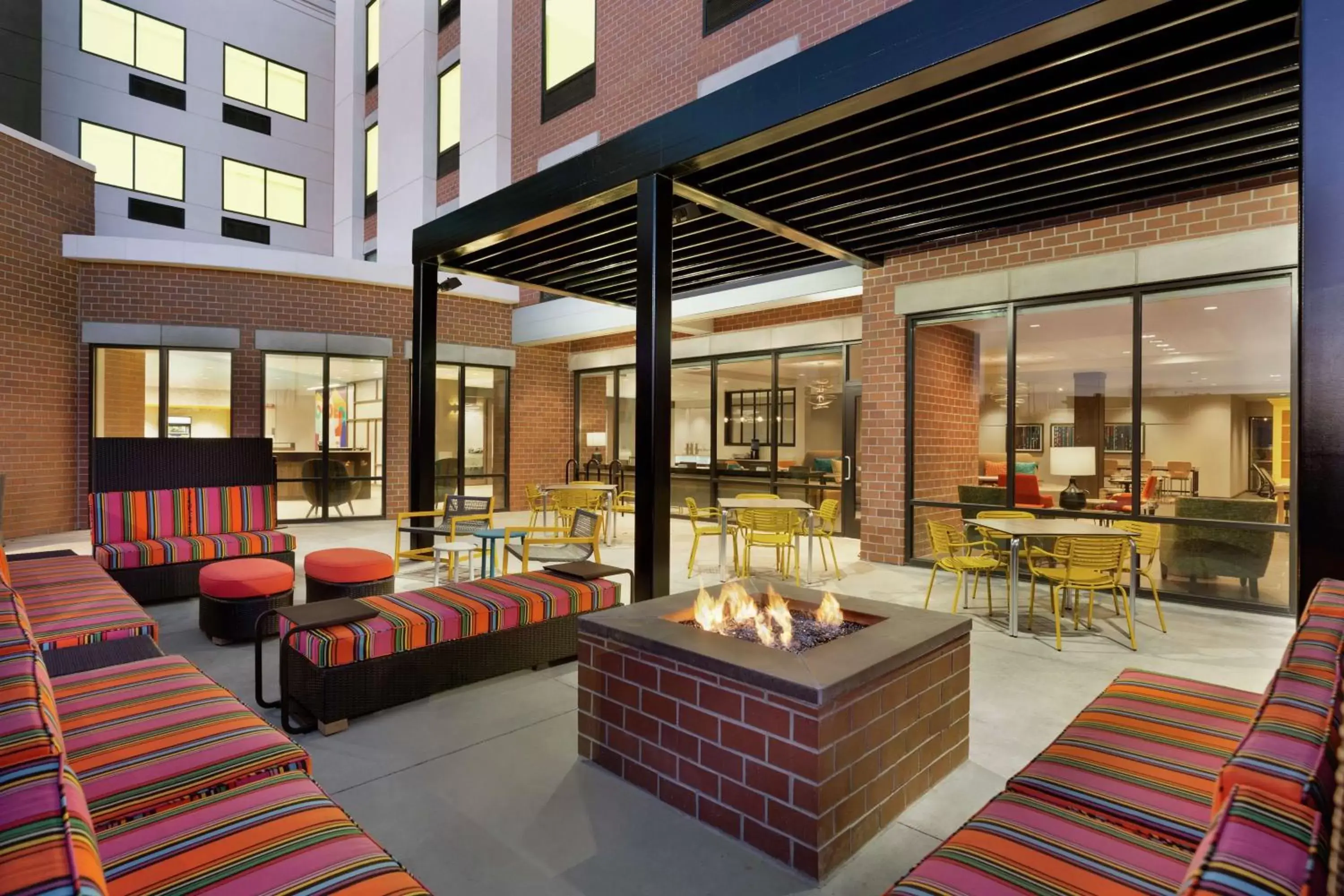 Inner courtyard view in Home2 Suites By Hilton Ogden Inner courtyard view in Home2 Suites By Hilton Ogden