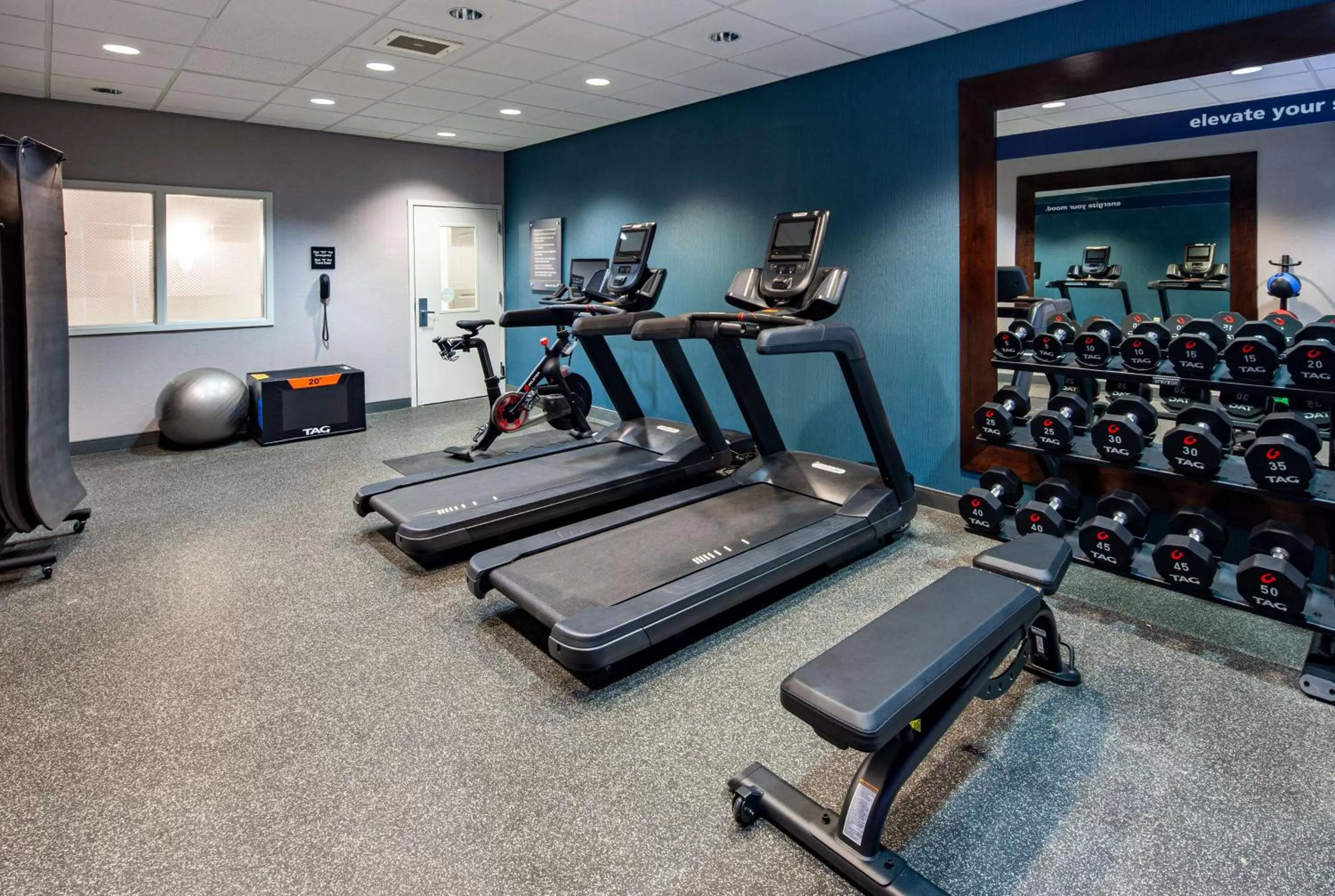 Fitness centre/facilities in Hampton Inn & Suites Mobile I-65@ Airport Boulevard