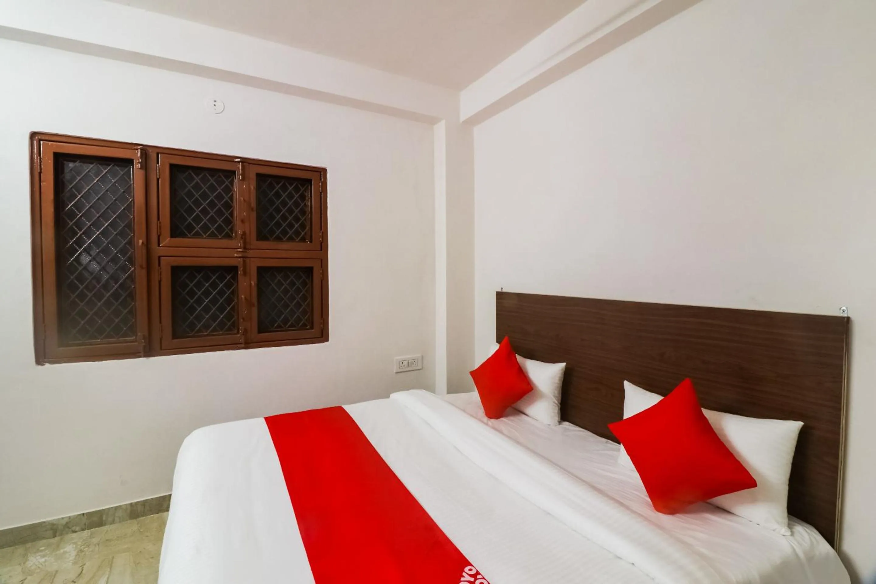 Bedroom in Hotel O Lovely Inn Near Akshardham