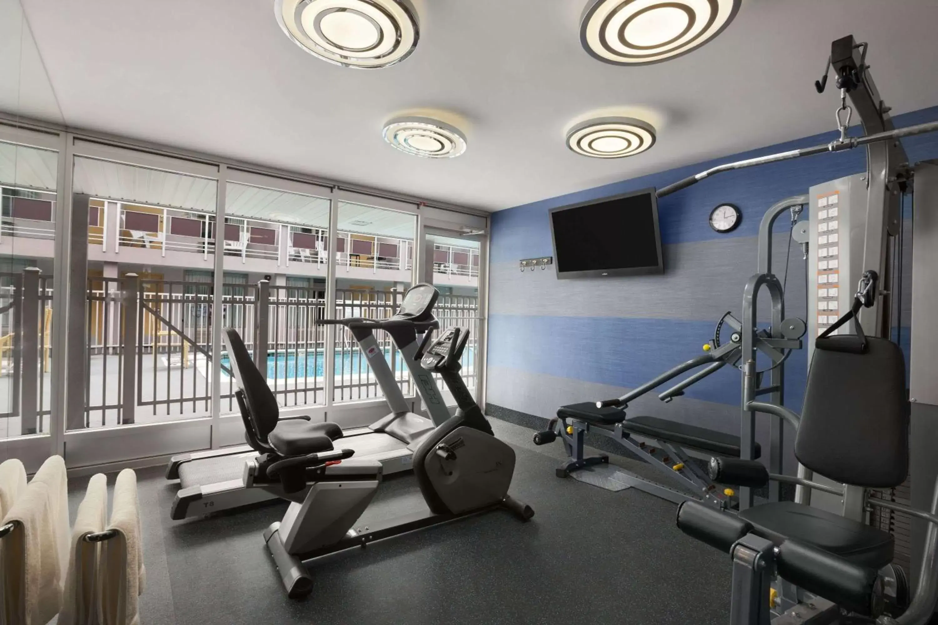 Fitness centre/facilities, Fitness Center/Facilities in Ramada by Wyndham Rockville Centre