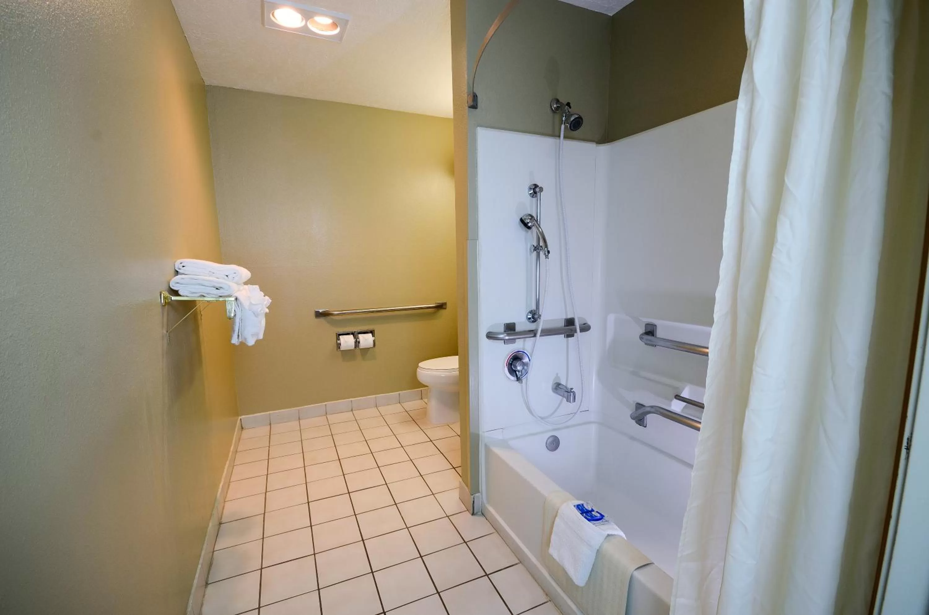 Bathroom in Desert Inn Tucumcari