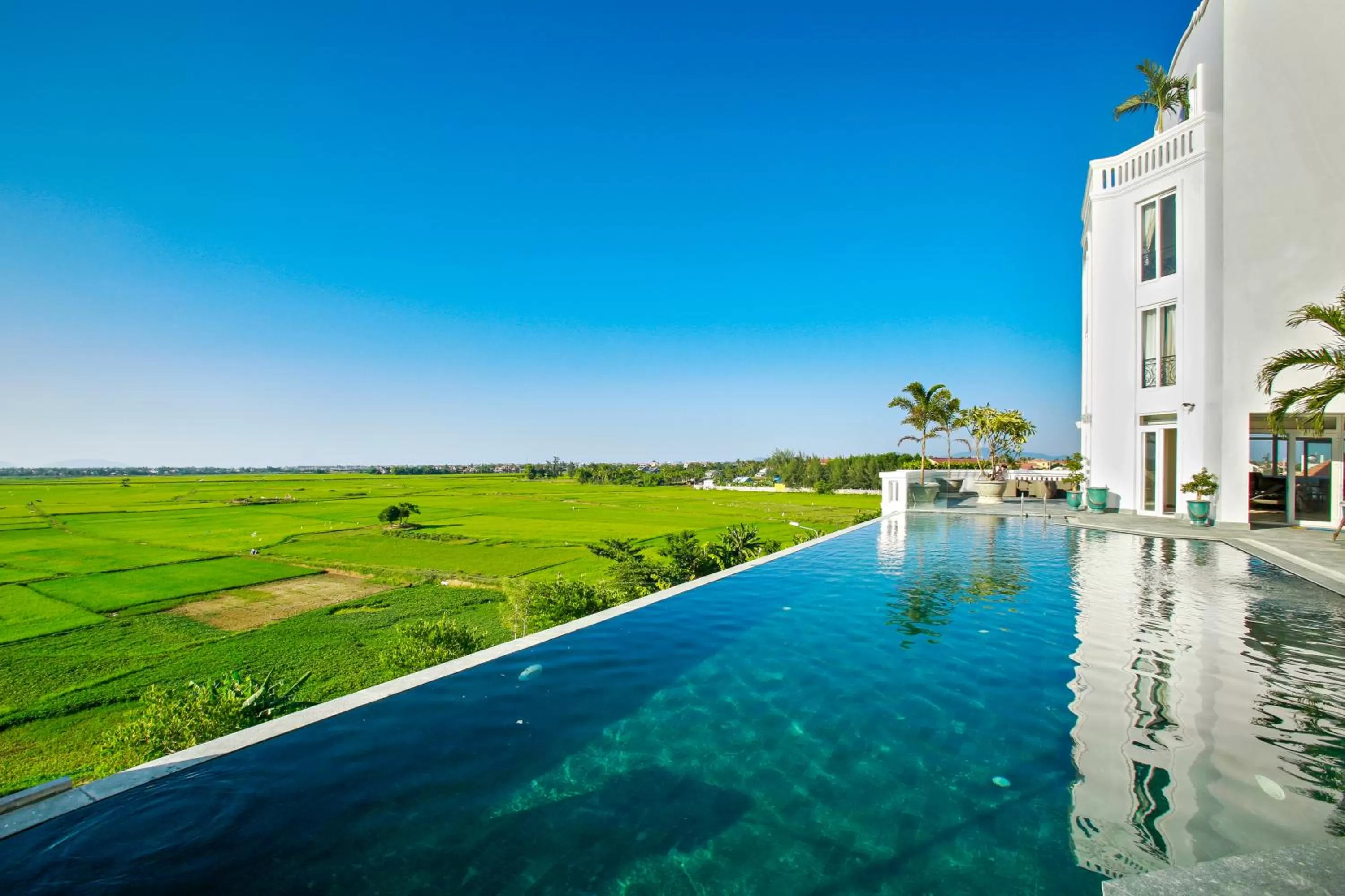 Swimming pool in Lasenta Boutique Hotel Hoian