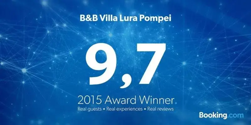 Certificate/Award in B&B Villa Lura Pompei