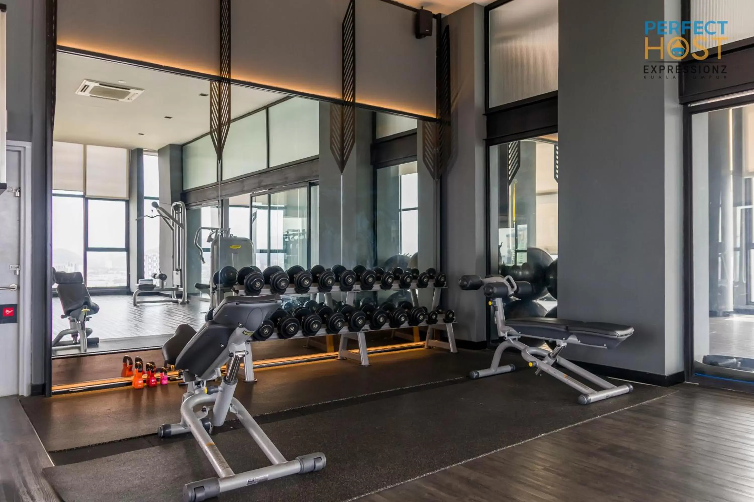 Fitness centre/facilities in Expressionz Suites KL by Perfect Host Fitness centre/facilities in Expressionz Suites KL by Perfect Host