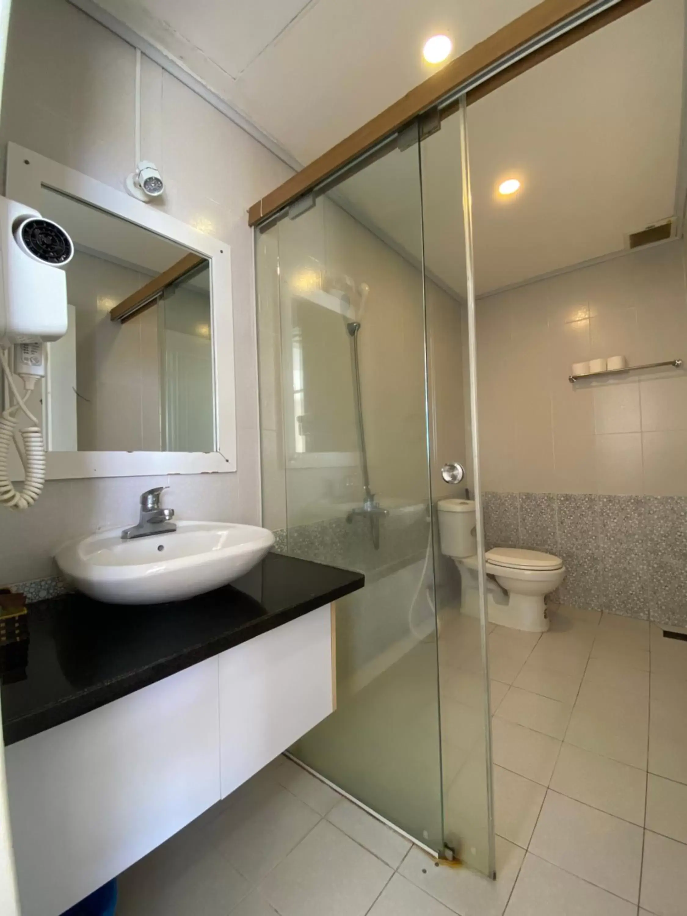 Shower, Bathroom in Gold Ocean Apartment