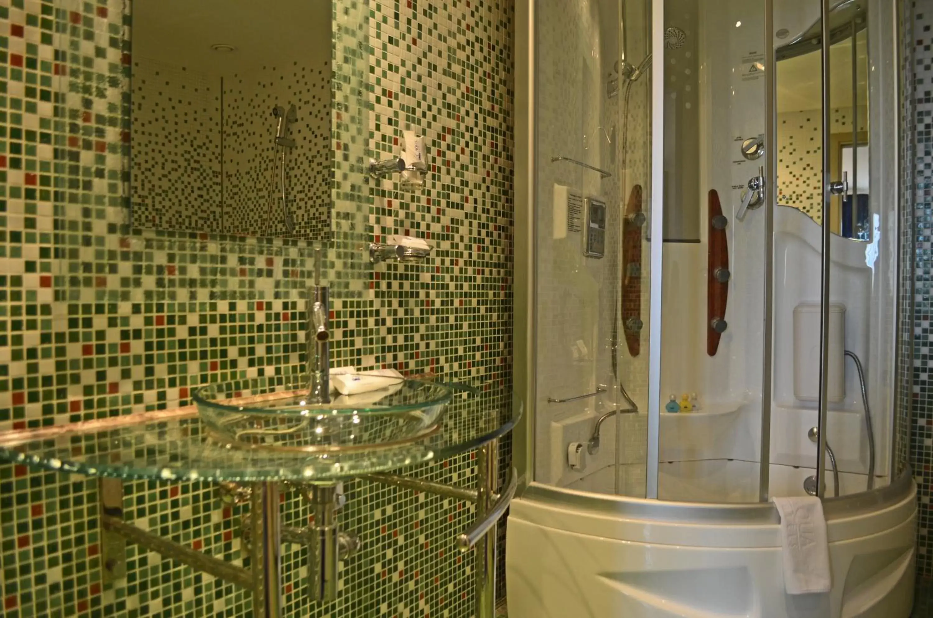 Bathroom in Aqua Hotel