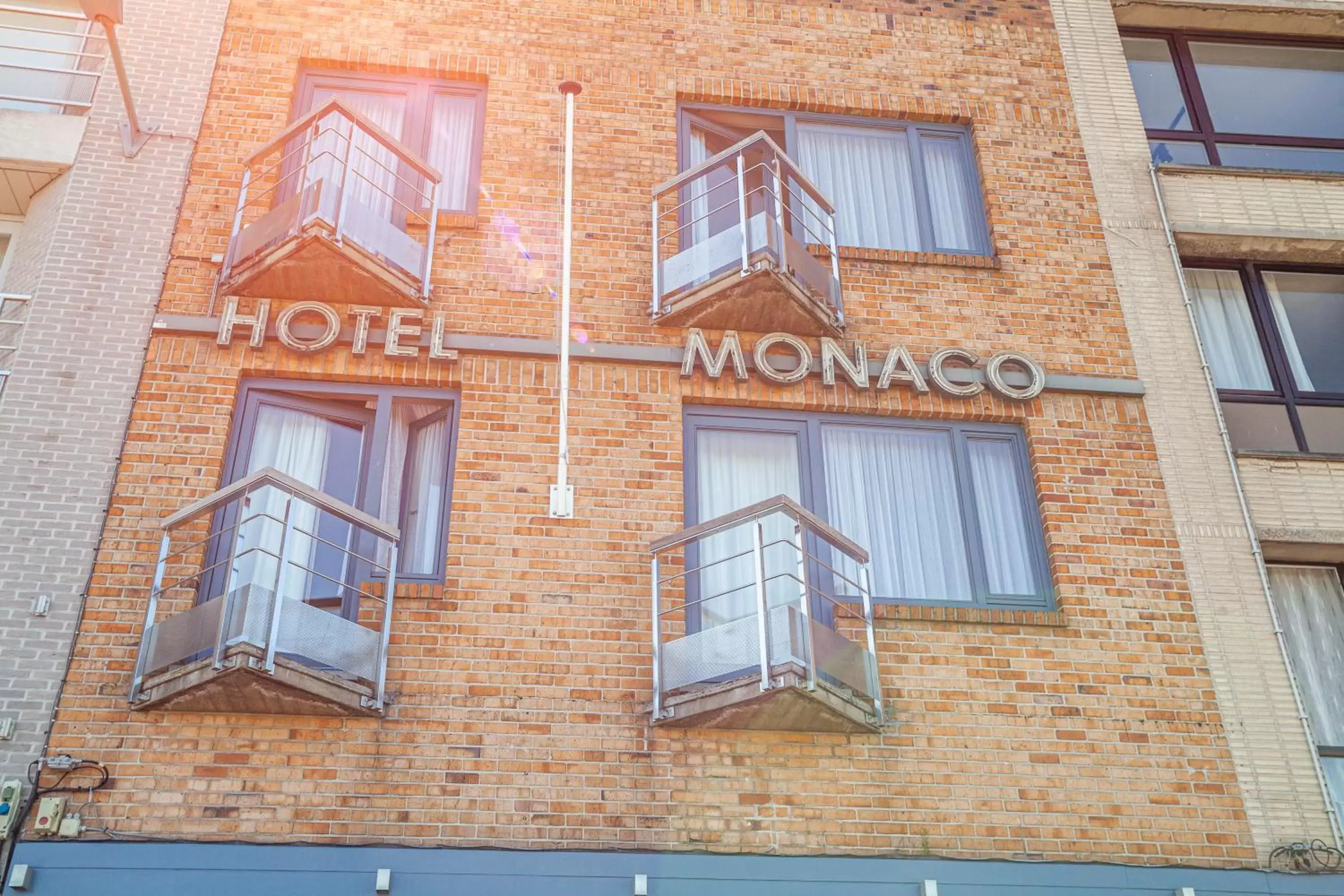 Property building in Hotel Monaco Zeebrugge Beach by Rikas Hotels Property building in Hotel Monaco Zeebrugge Beach by Rikas Hotels