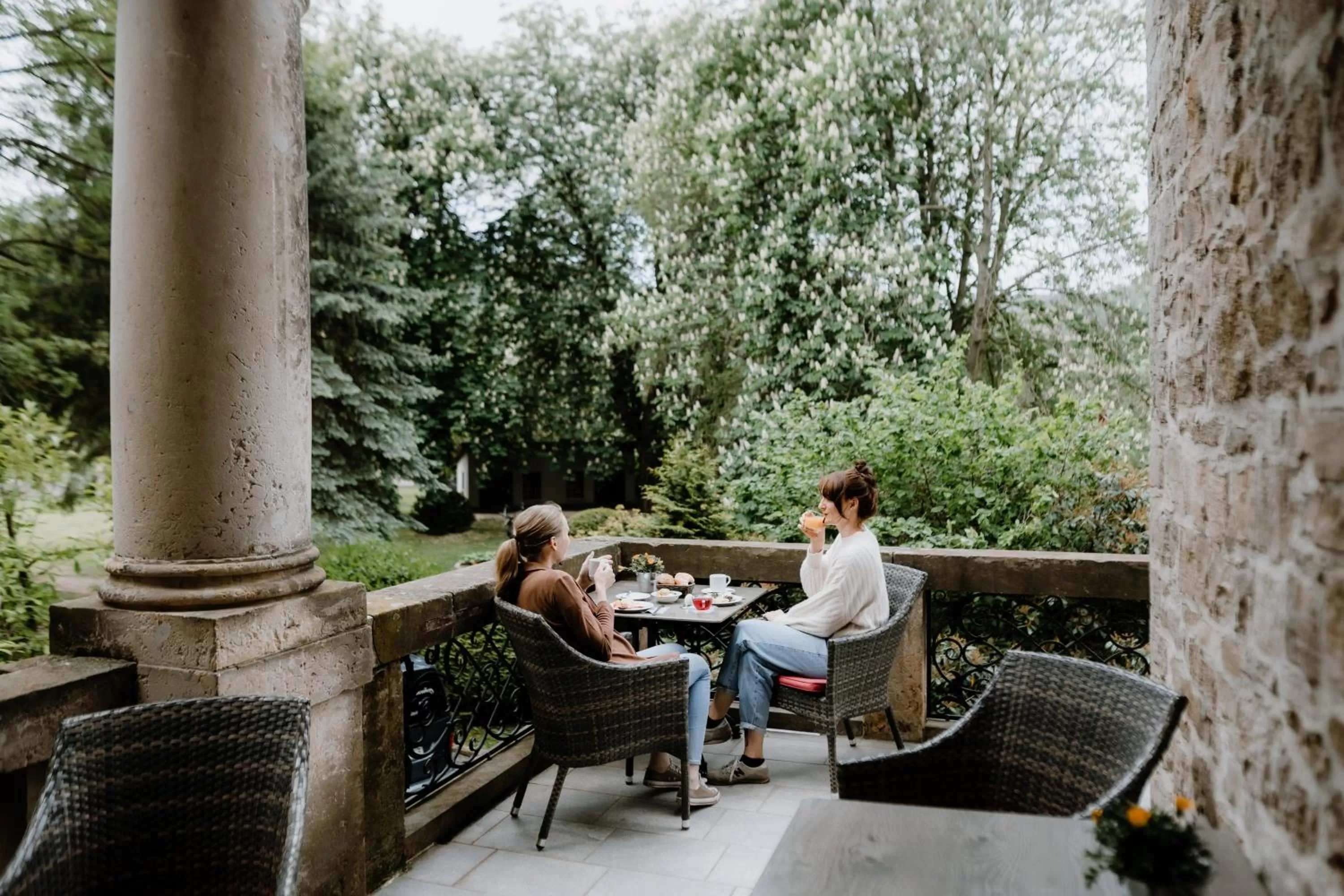 Balcony/Terrace in Schlosshotel Stecklenberg