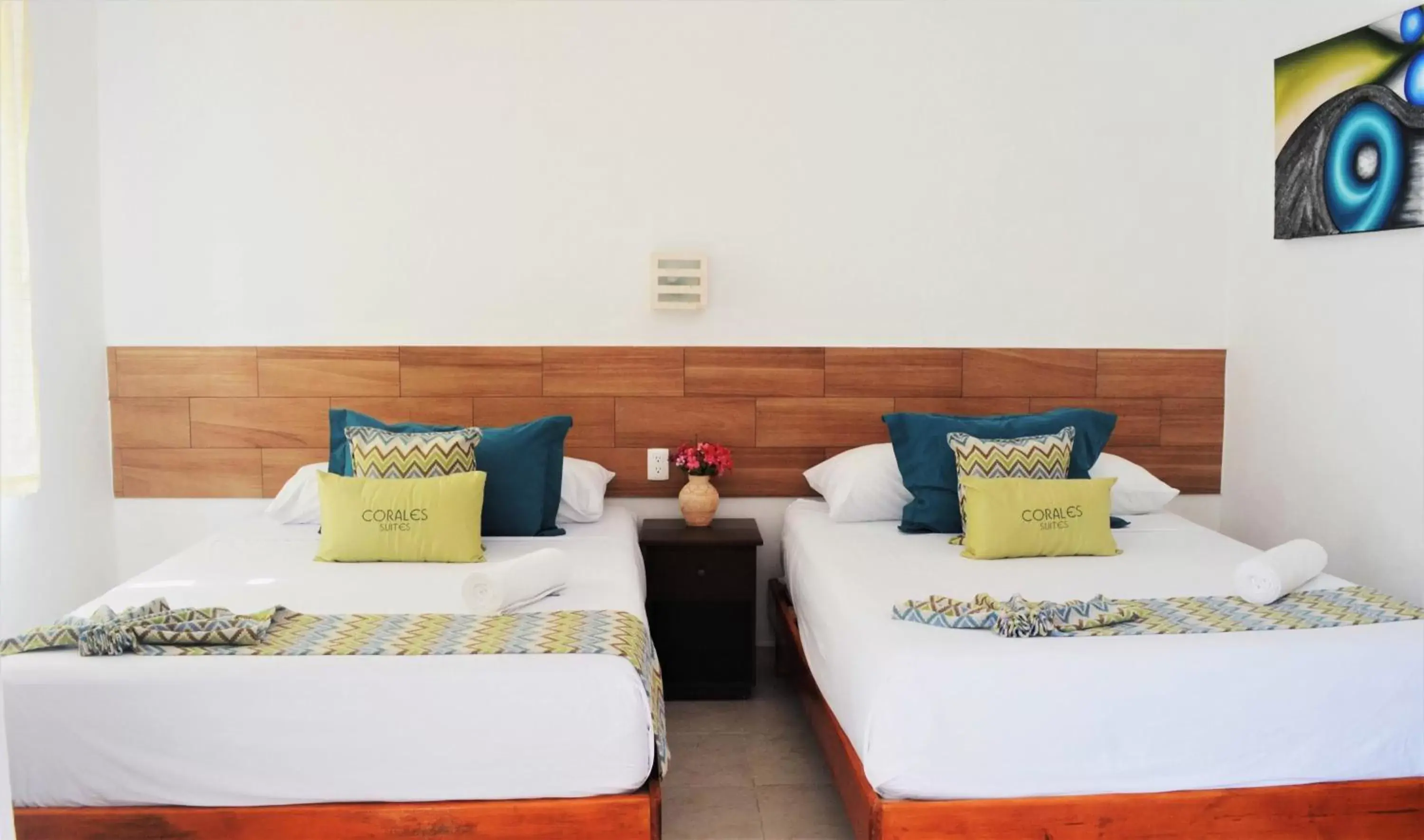 Bed in Corales Suites