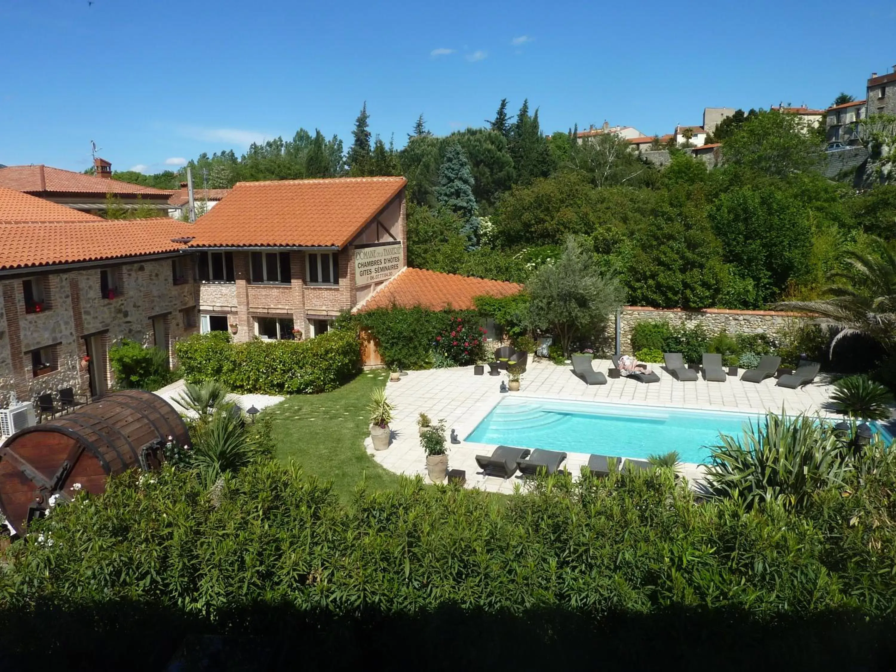 Day, Pool View in Domaine De La Tannerie