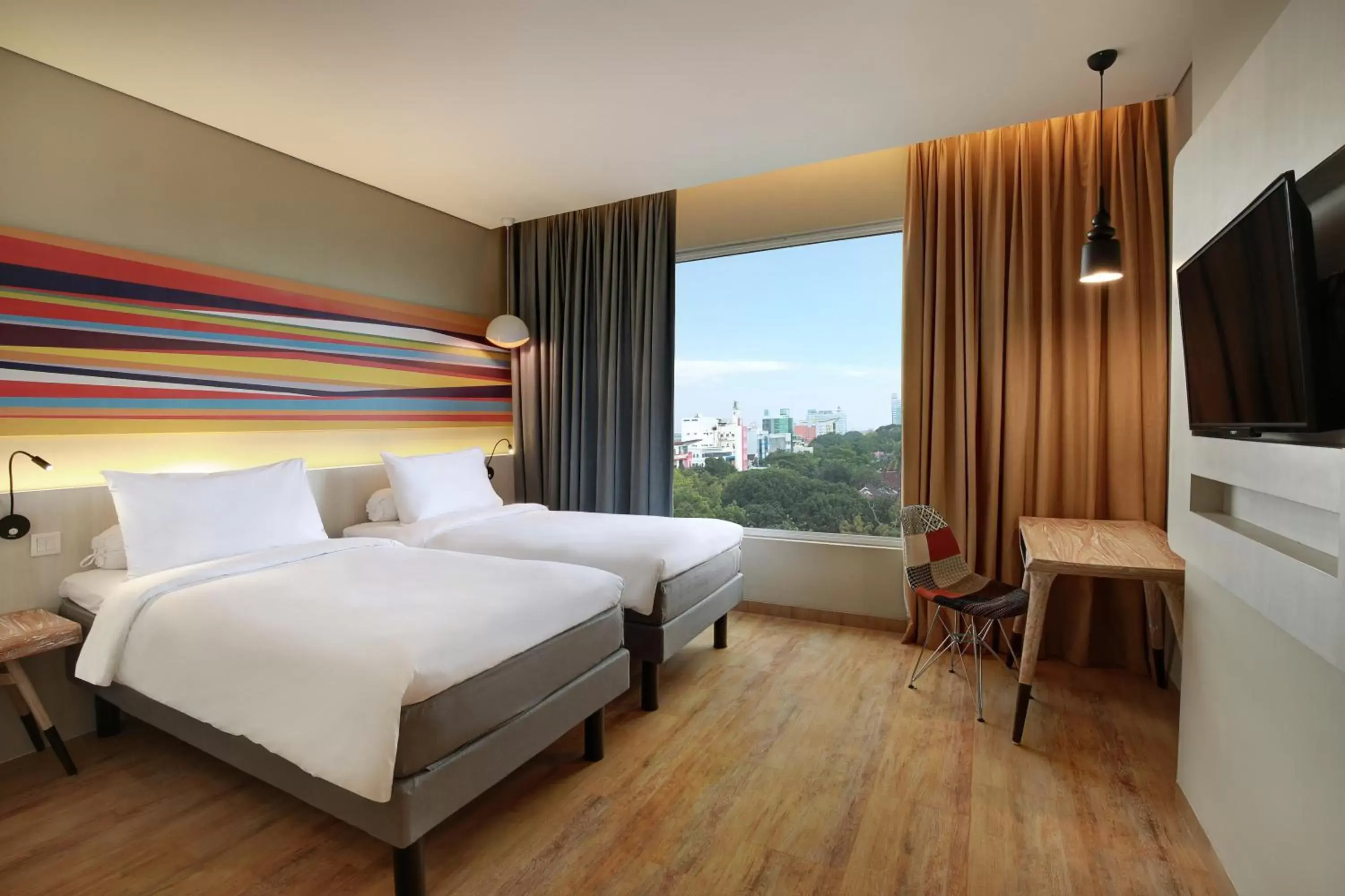 Bed in Ibis Styles Makassar Sam Ratulangi