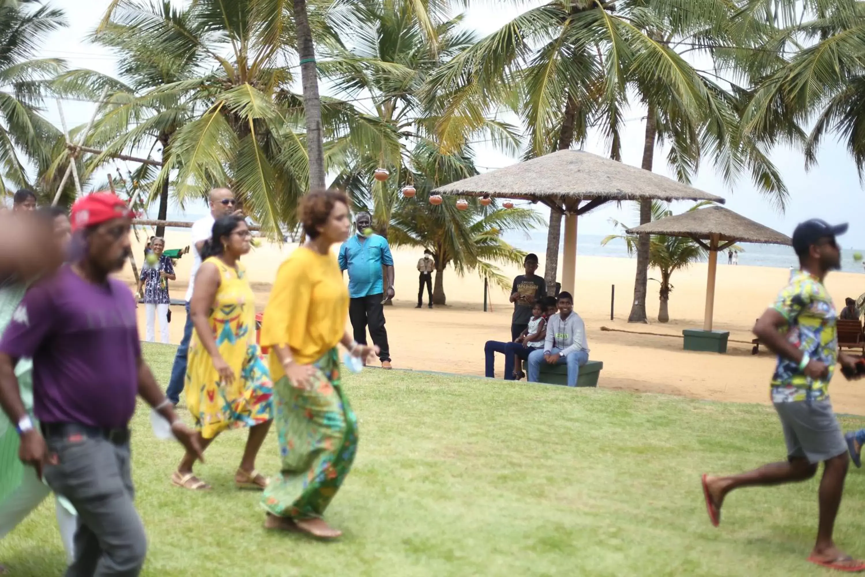 People in Goldi Sands Hotel