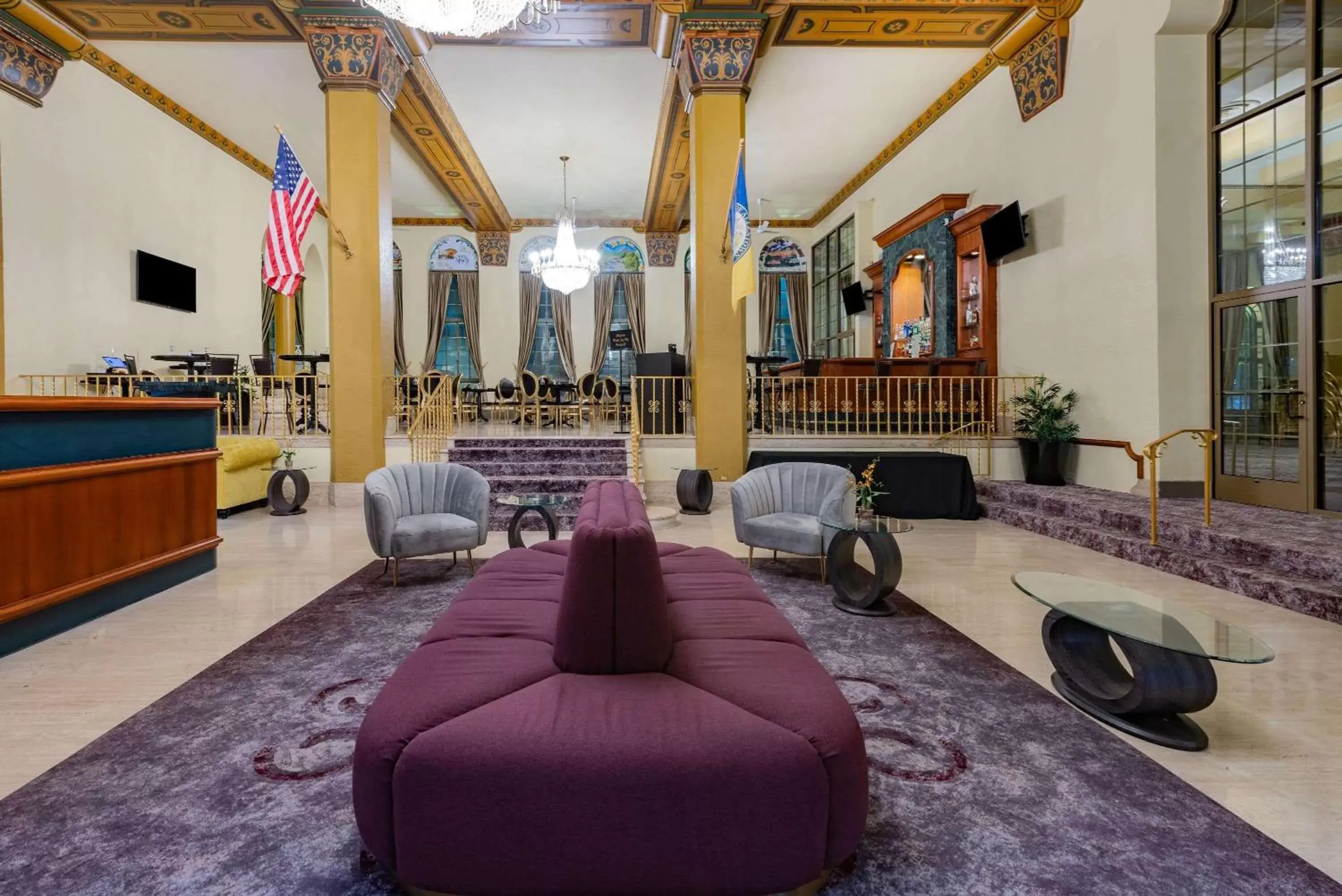 Lobby or reception in The Americus Hotel, Trademark Collection by Wyndham Lobby or reception in The Americus Hotel, Trademark Collection by Wyndham